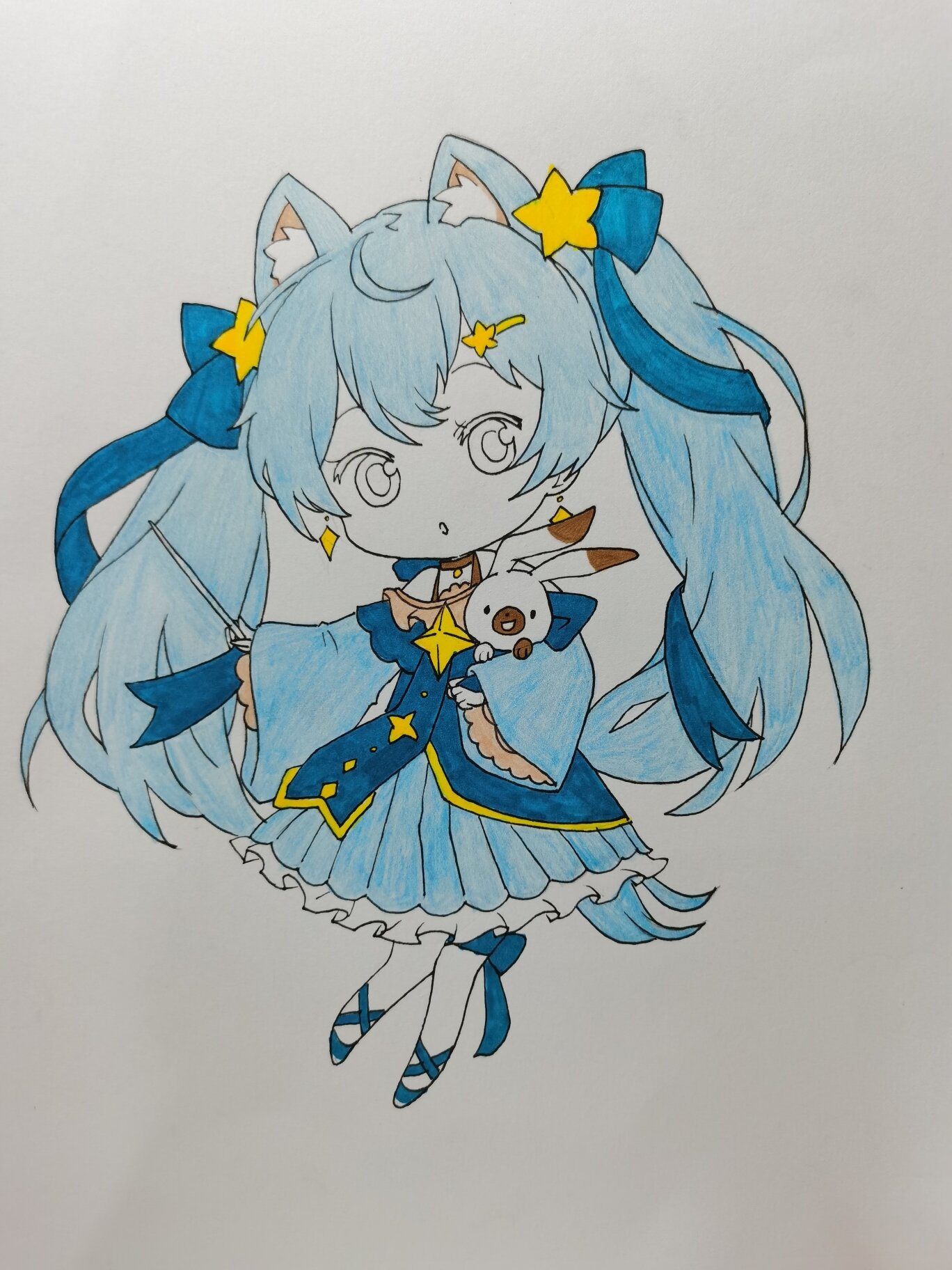 初音q版简笔画图片