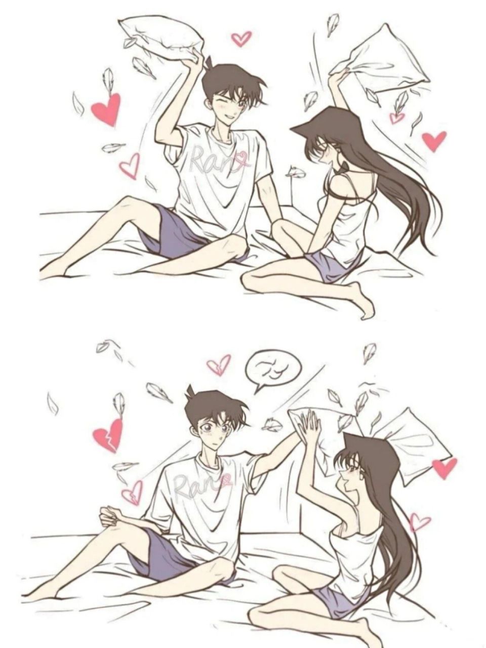 名侦探柯南|第一弹 来康康新兰的婚后生活叭 93七夕快乐,新兰撒糖