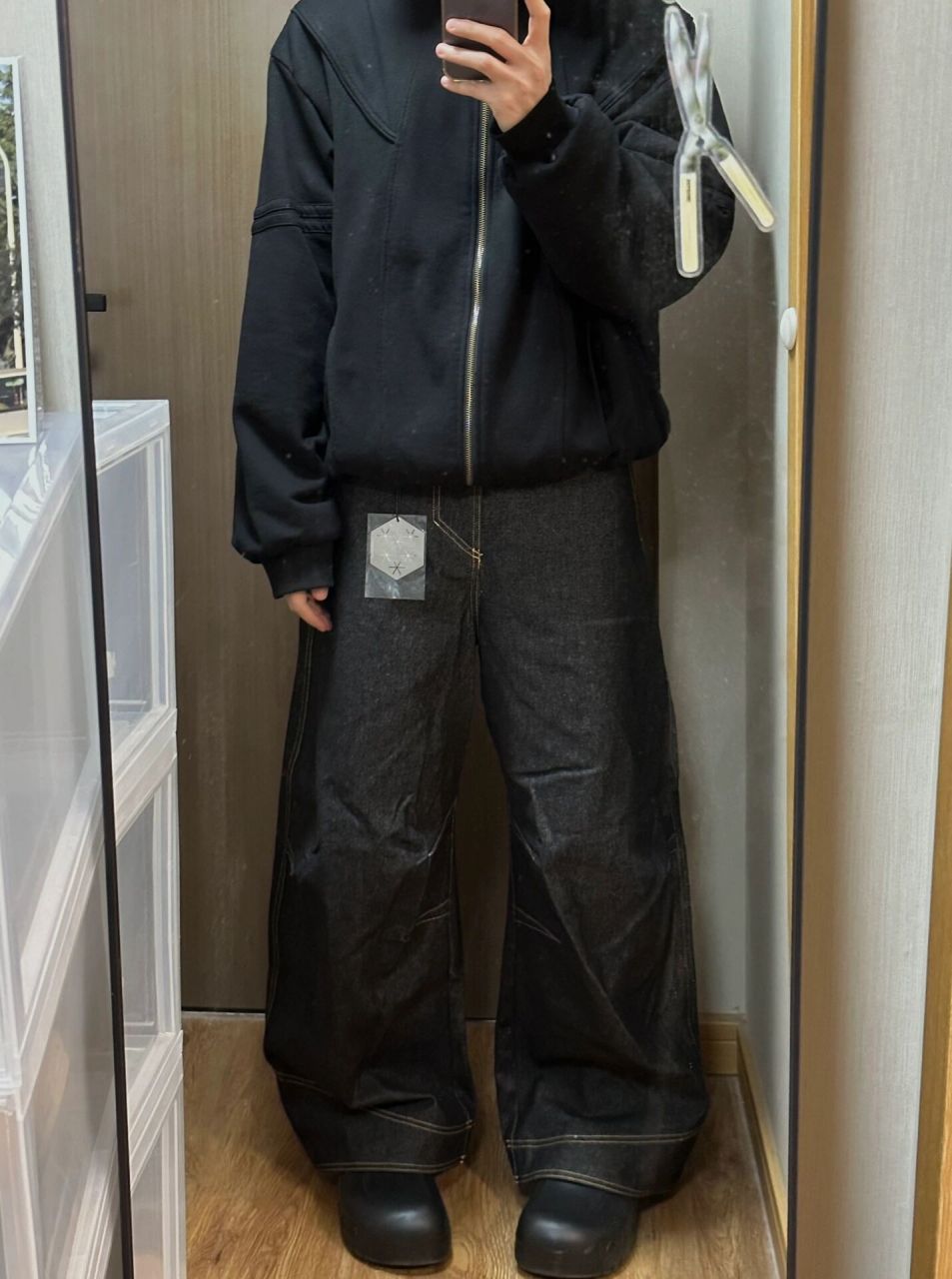 购物分享|common divisor 原牛牛仔裤速看 廓形真的太帅了 忽略一下