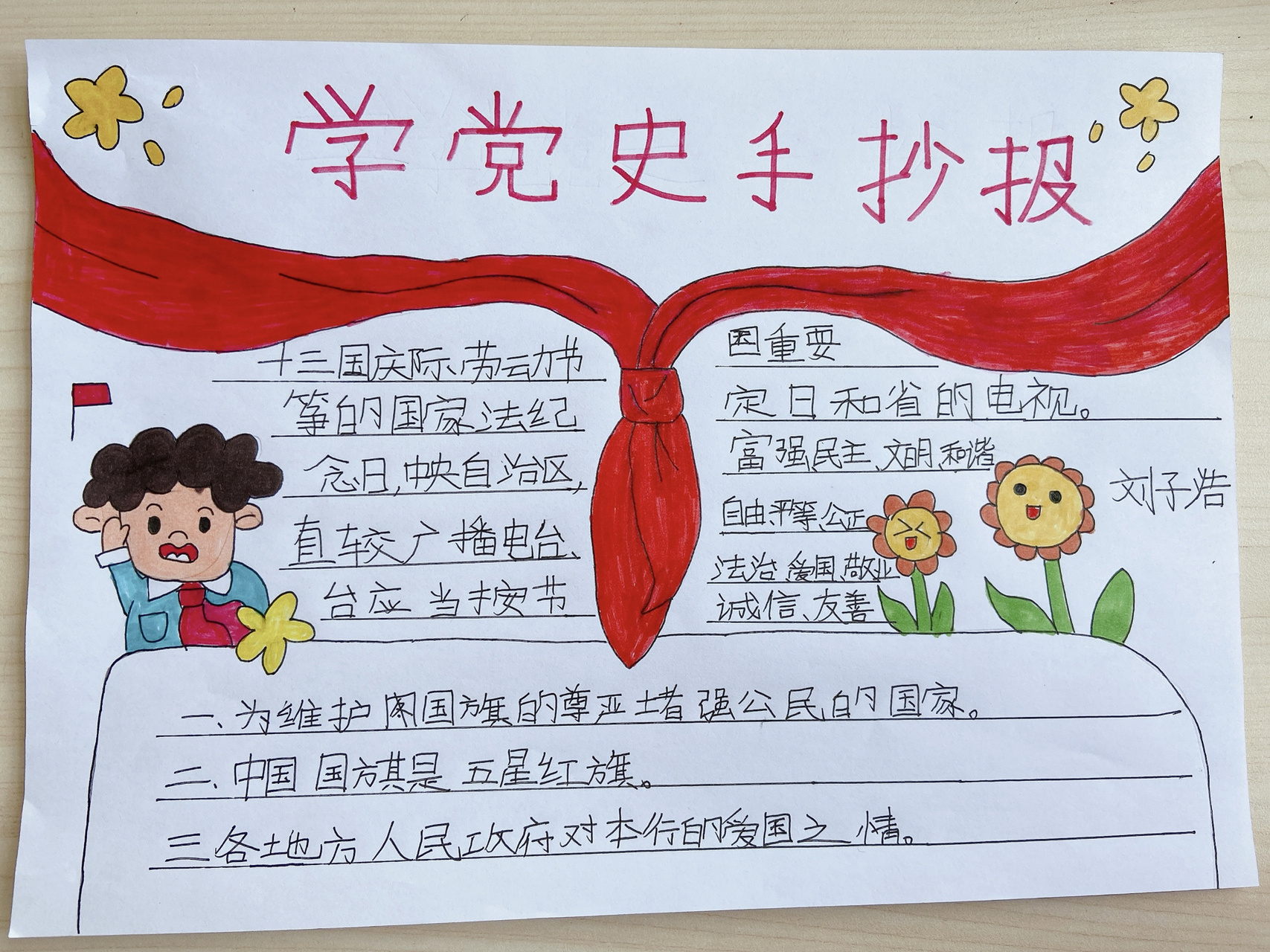 学党史手抄报 孩子们的学党史手抄报🇨🇳