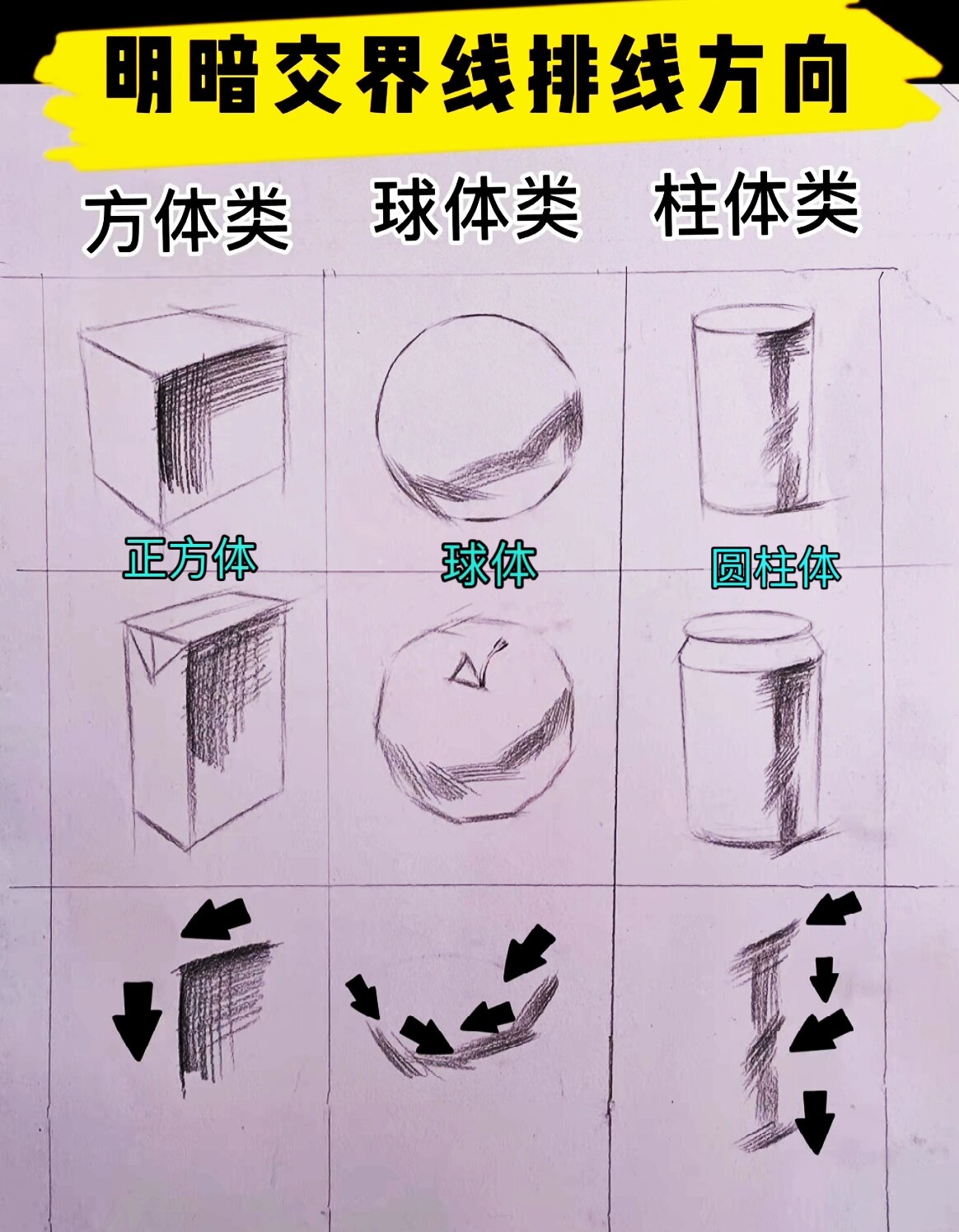 素描里的明暗交界线