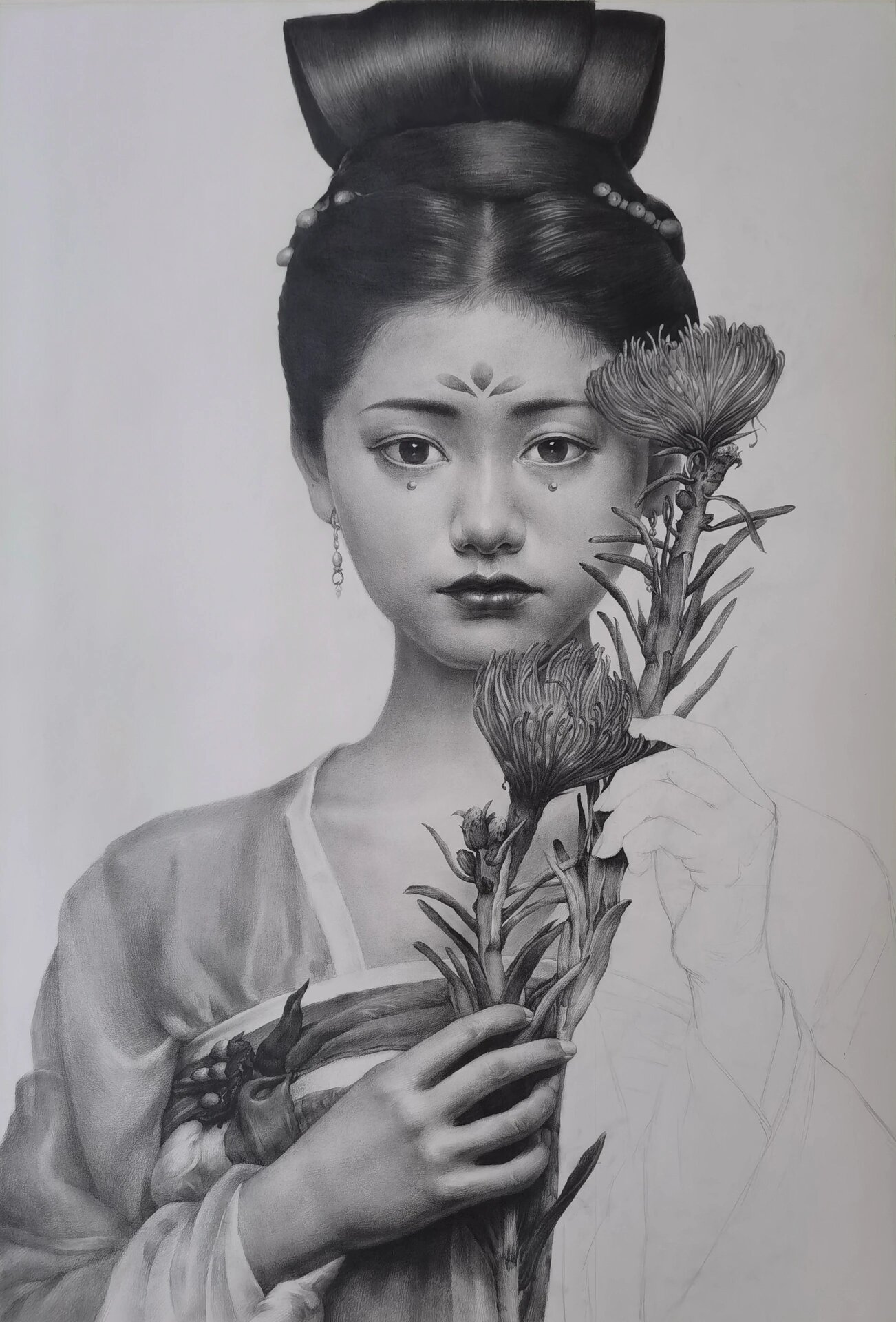 素描人物～古装美女