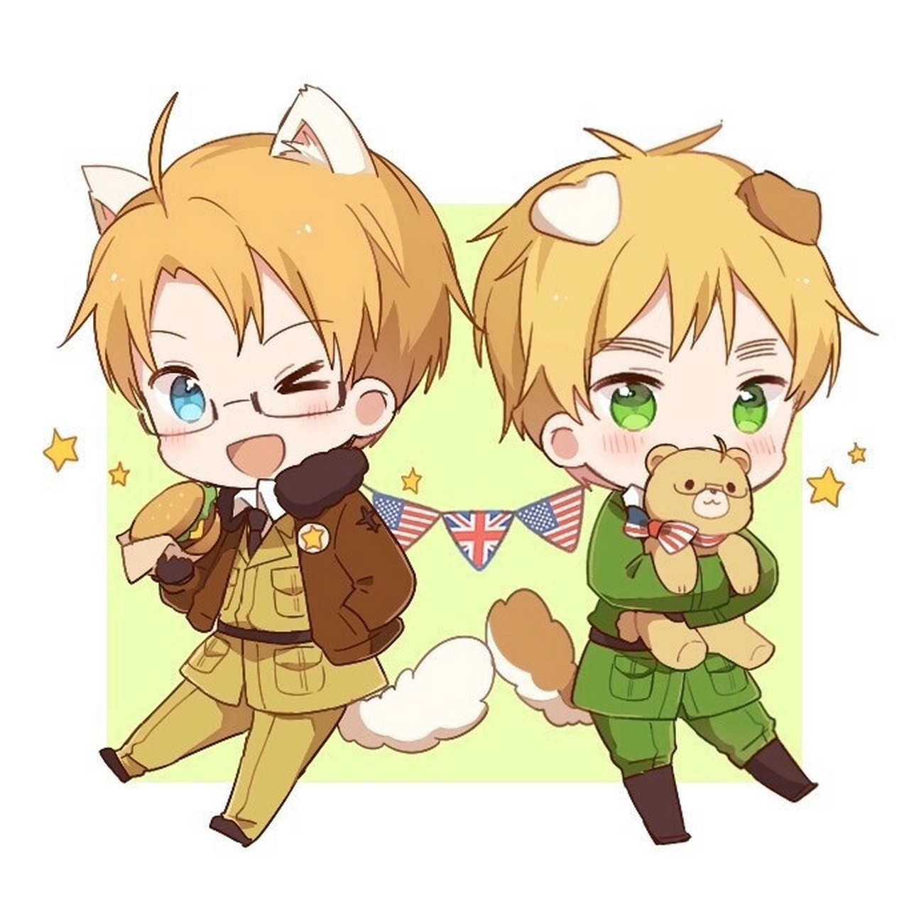 漫画考级五级动漫男生双人练习