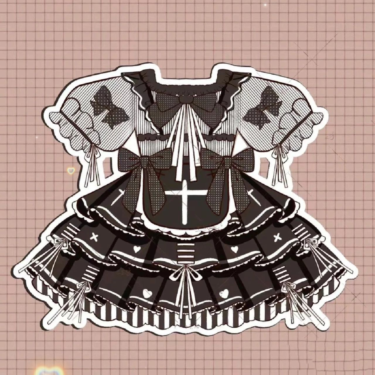 棉花娃娃衣服素材分享