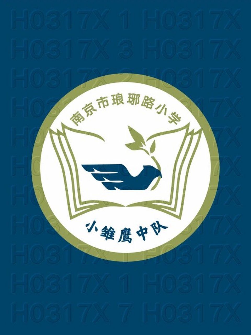 二(14)班小雏鹰中队班徽图案设计和寓意解析 h0317x 江苏省南京市琅琊