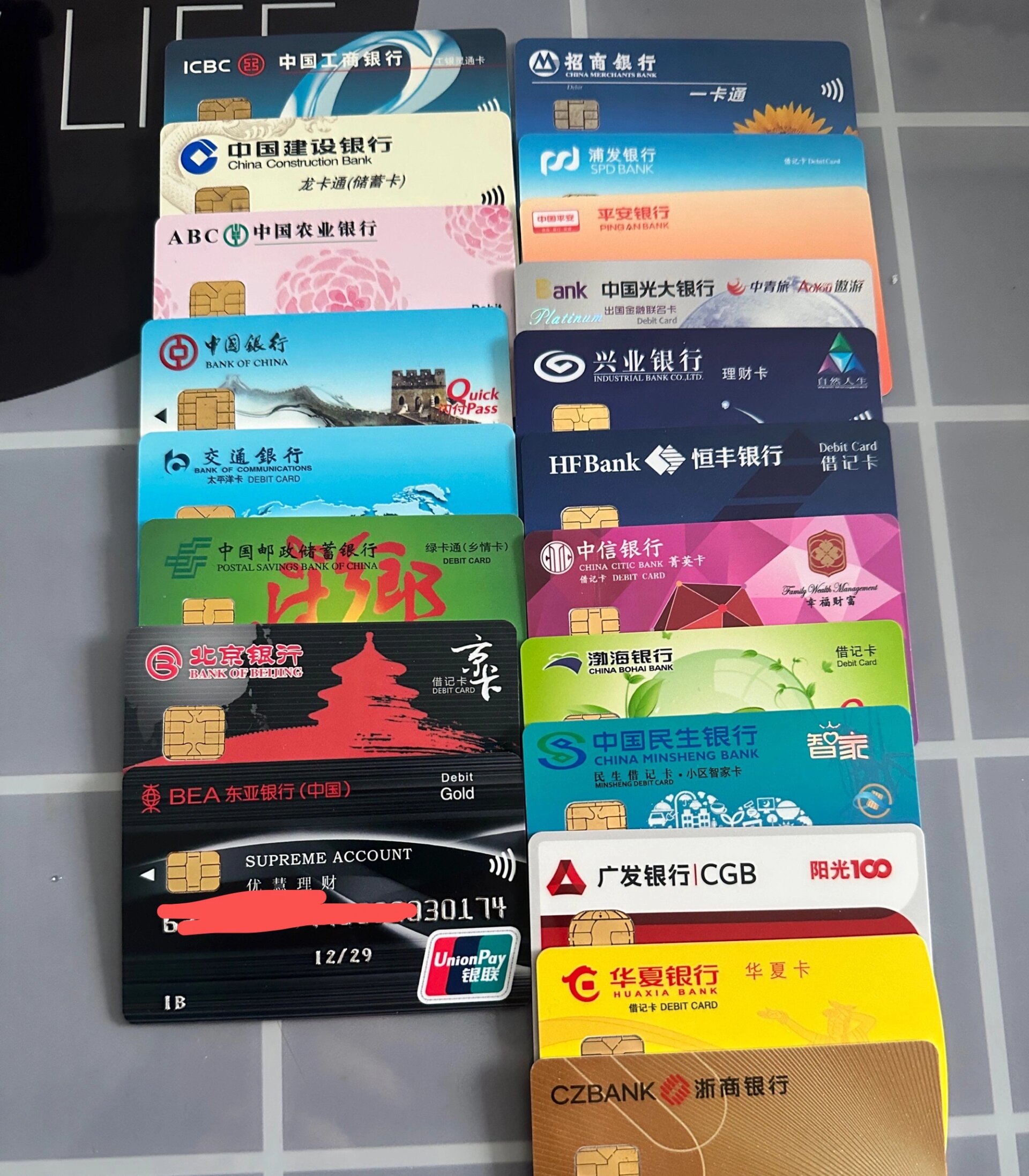 银行,再加上东亚,北京,长沙,湖南,湖南农村,三湘,东莞总共25张一类