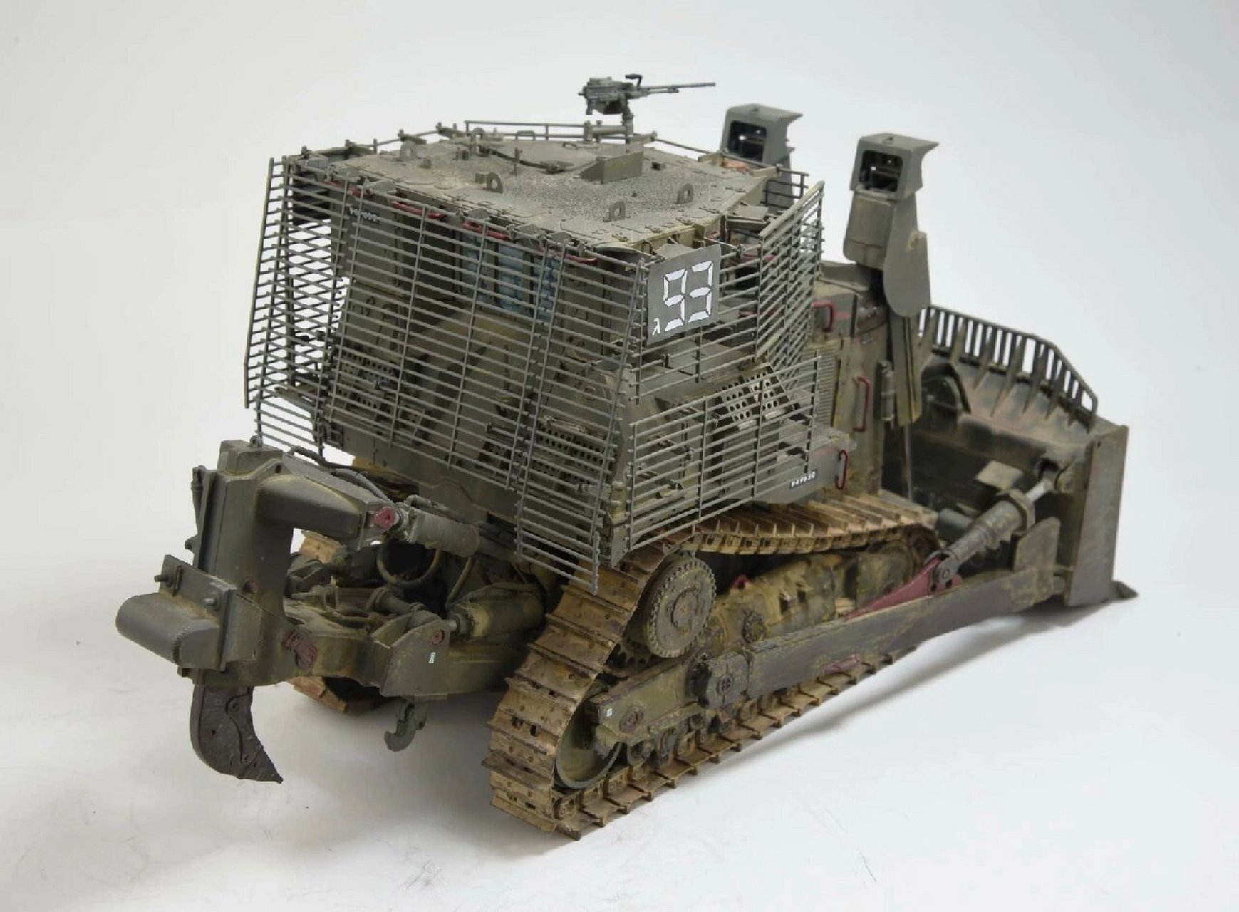 meng ss-010 d9r装甲推土机格栅装甲型