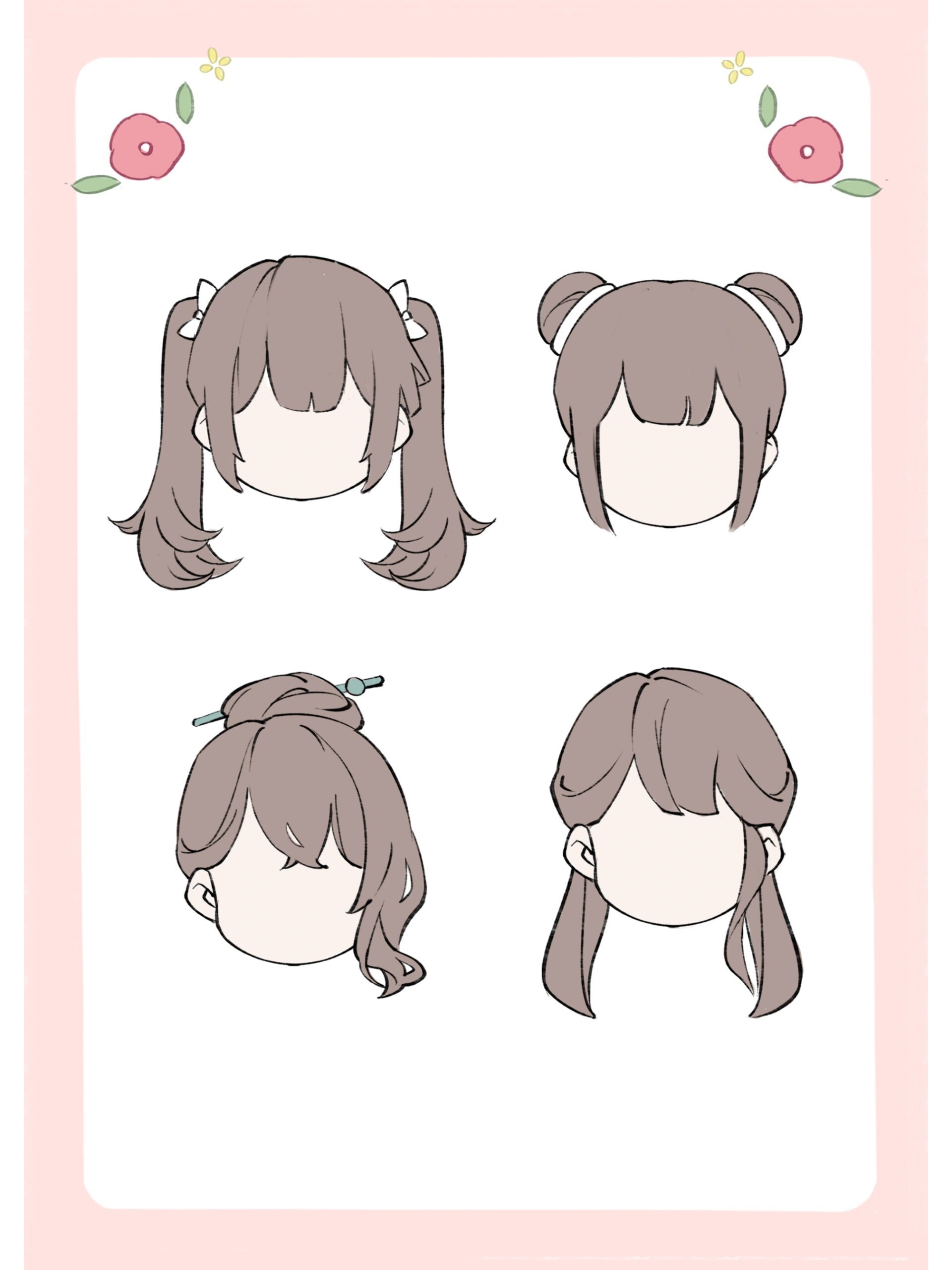 【卡通q版大头发型】(女生向