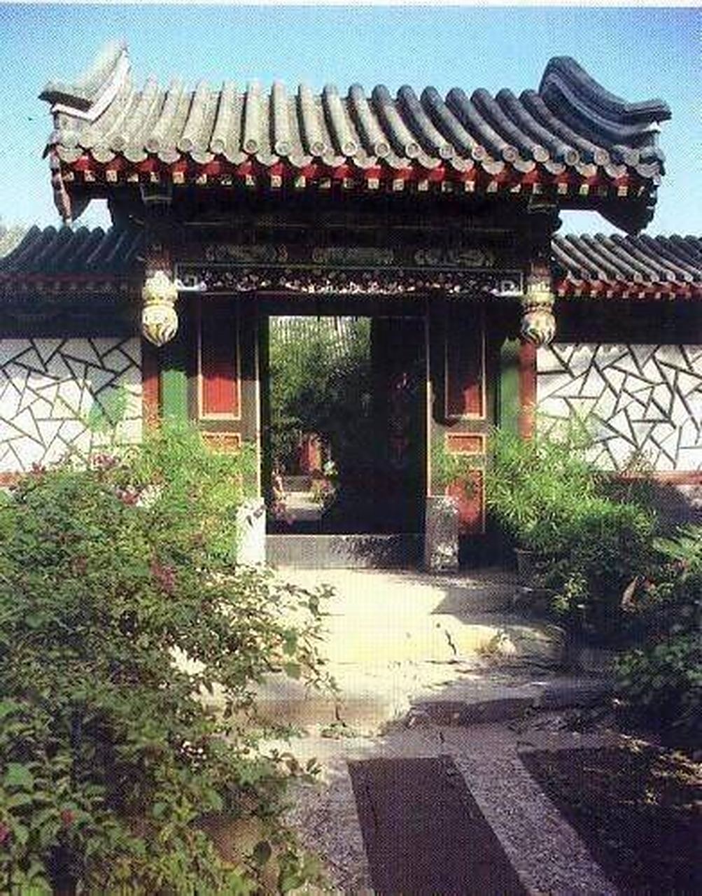 中国古建筑特色之垂花门.