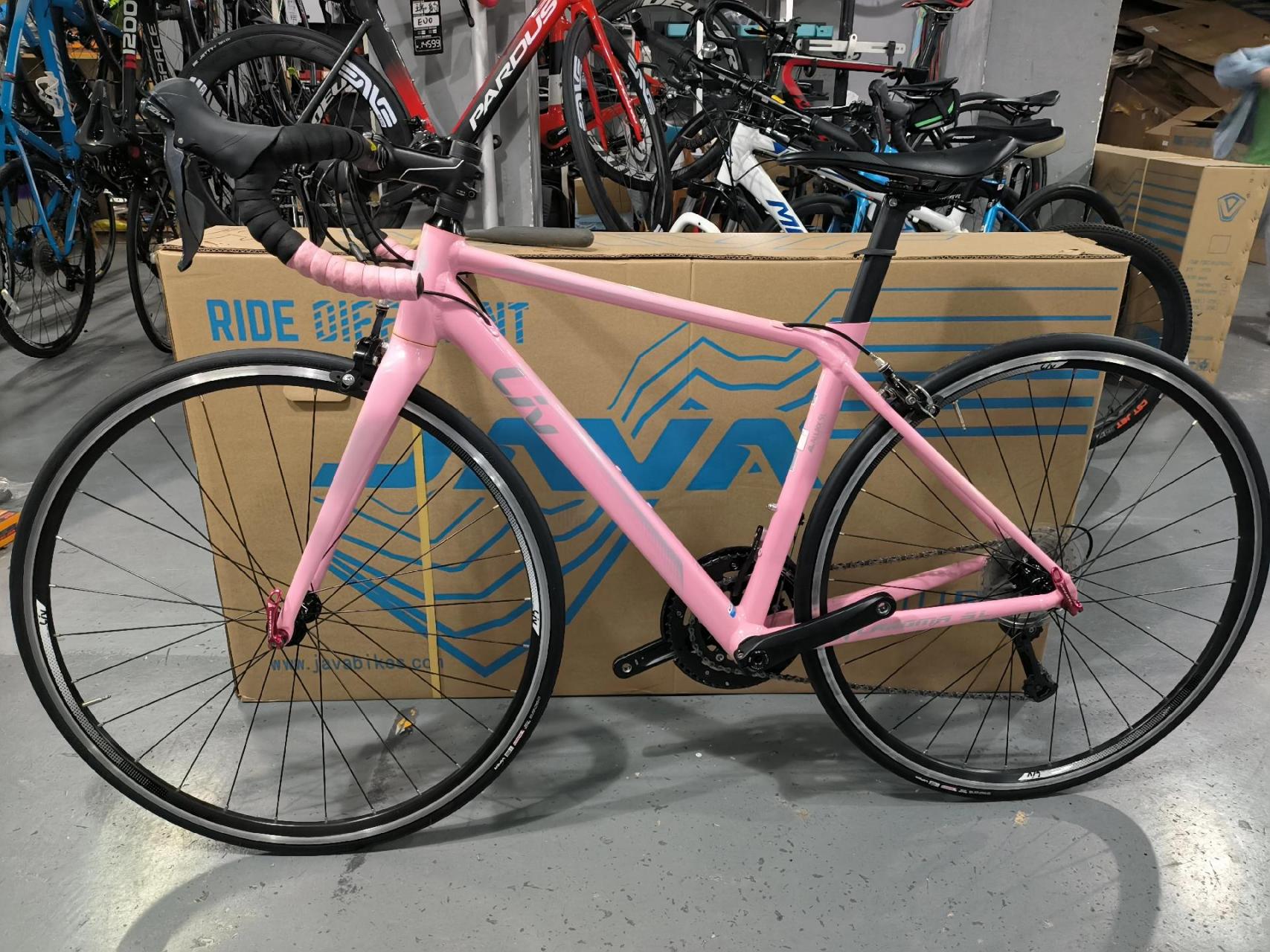 捷安特 liv langma sl3超轻铝合金公路车 超轻al级别铝合金车架 碳