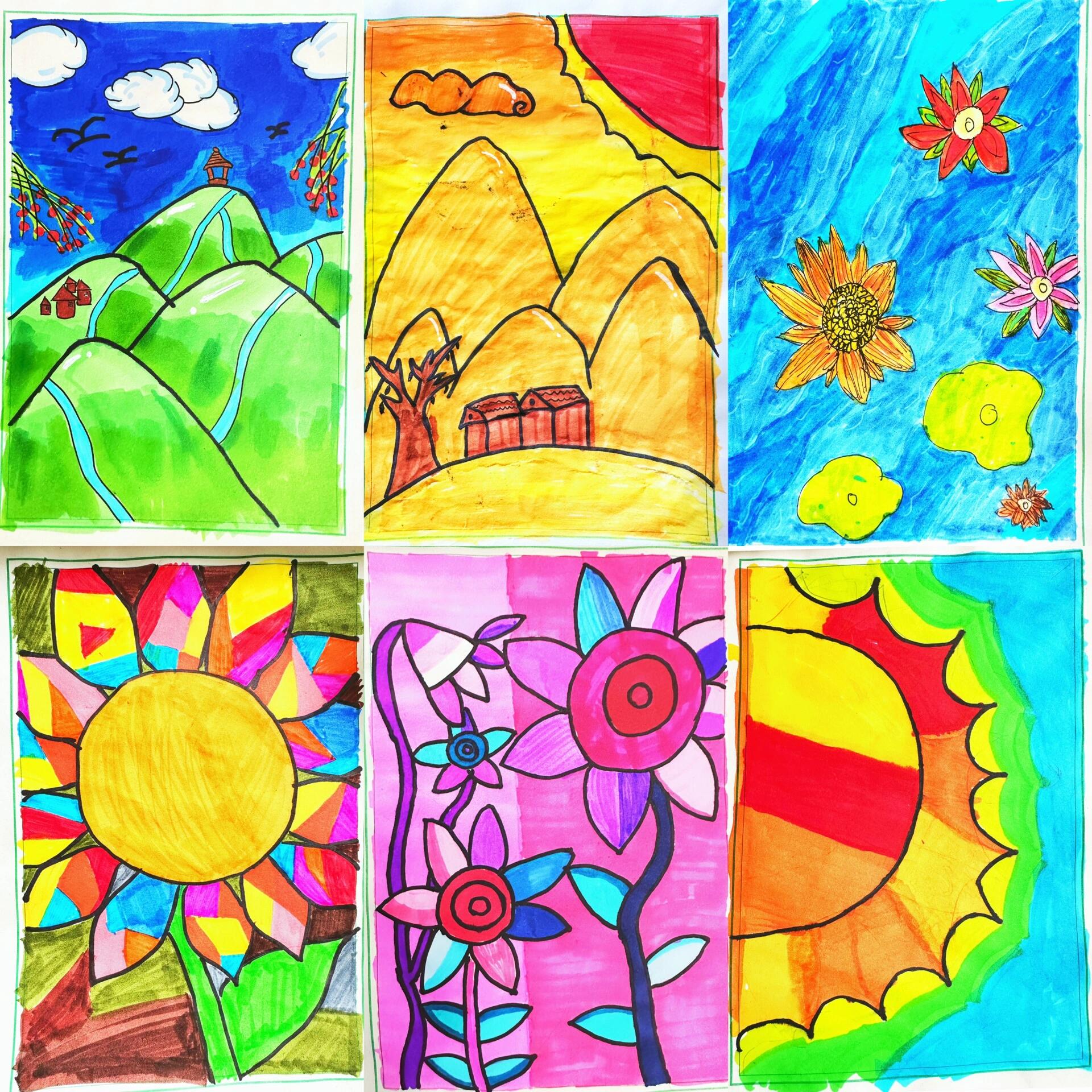 人美版五年级下册《色彩的纯度》