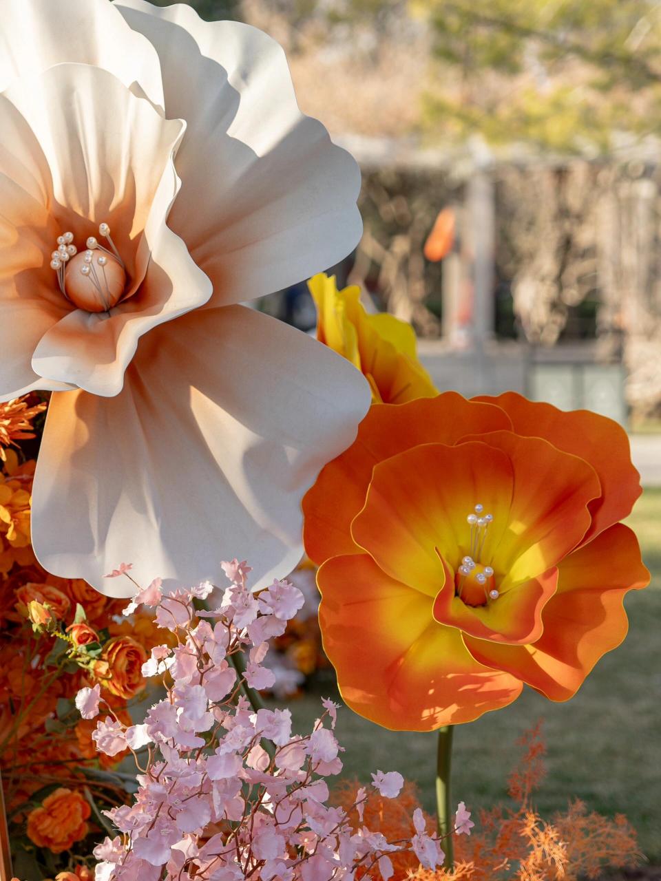 日坛公园遥遥领先了 门票免费, 不用预约, 市集打卡, 去了随便拍!