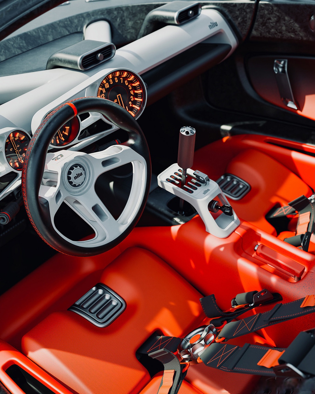 车名nilu hypercar,搭载一台6.5l v12发动机,最大功率超过1000马力