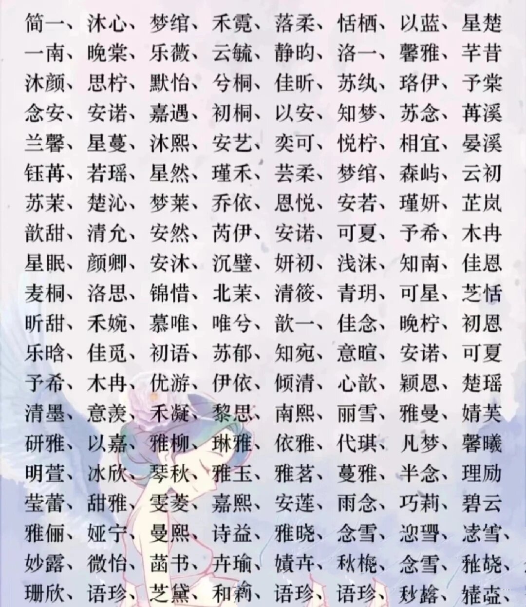 女生闺蜜网名