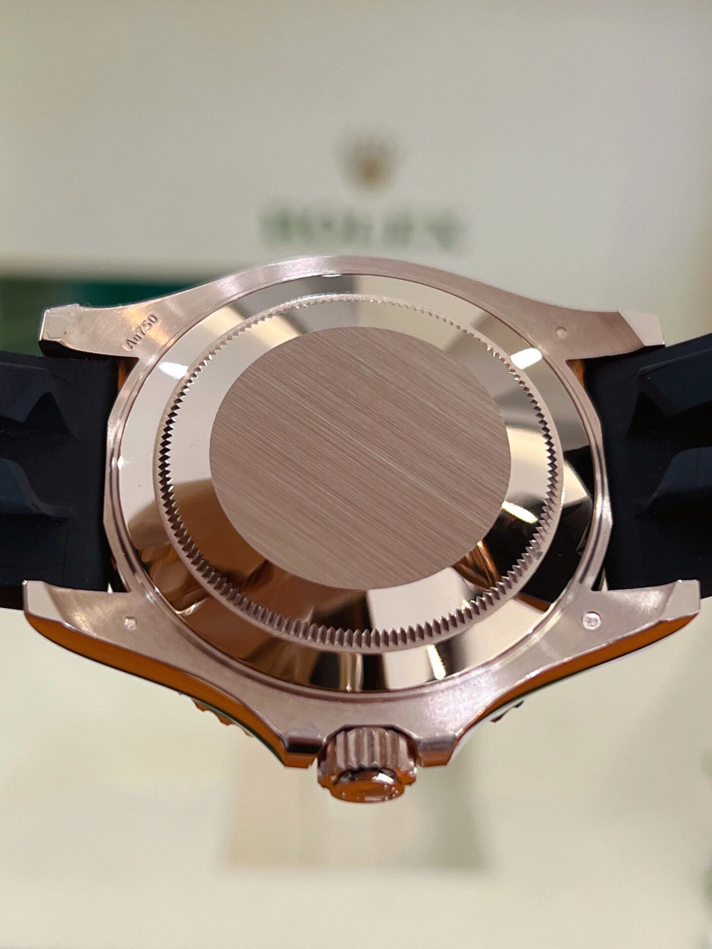 劳力士游艇名仕系列型号:126655功能:自动机械材质:18k玫瑰金表径:41