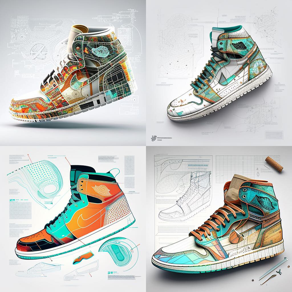 快来选择你最喜欢的一双aj1设计稿吧