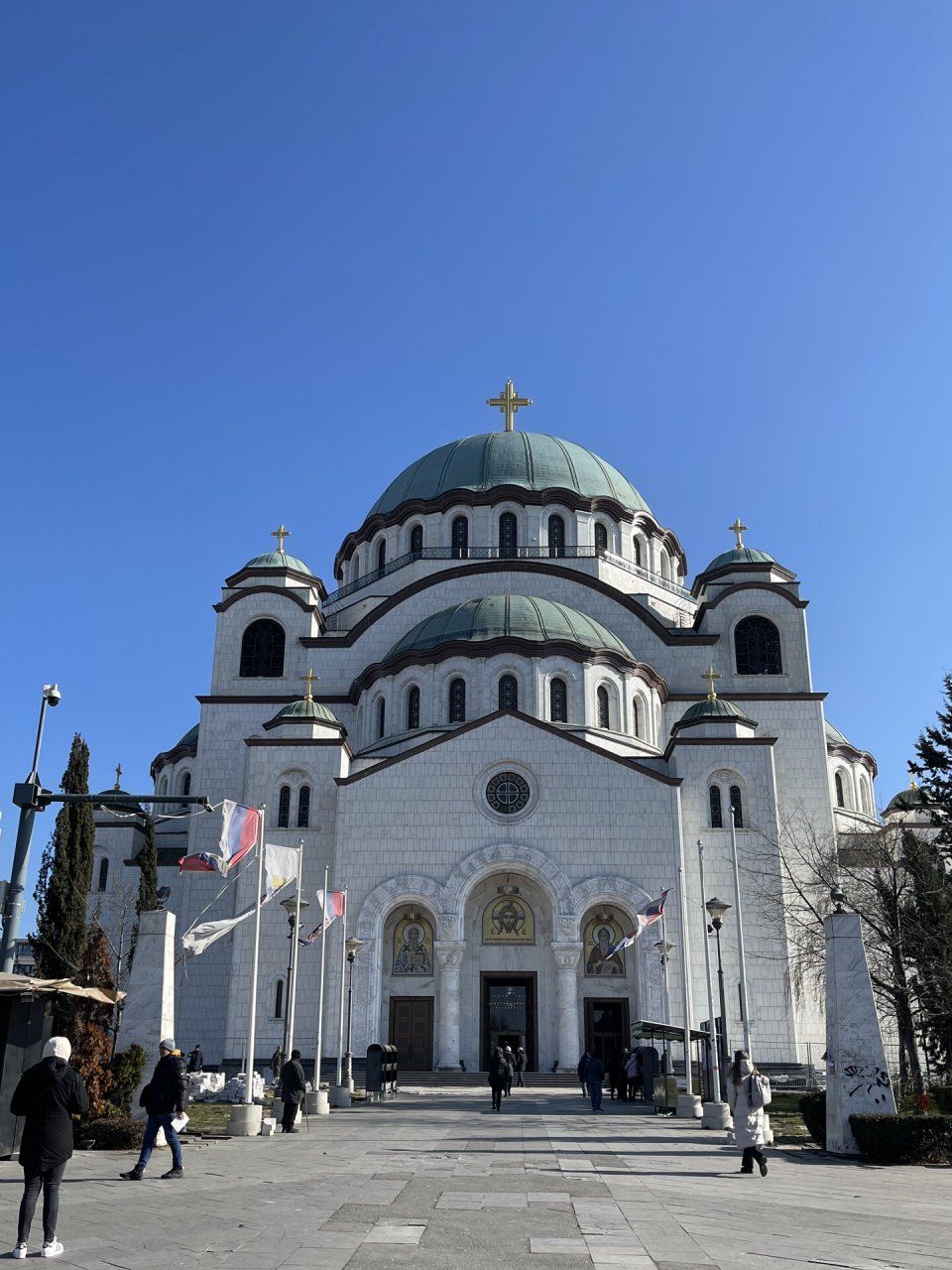 贝尔格莱德必来景点圣萨瓦教堂 如果来塞尔维亚旅行坐落在贝尔格莱德