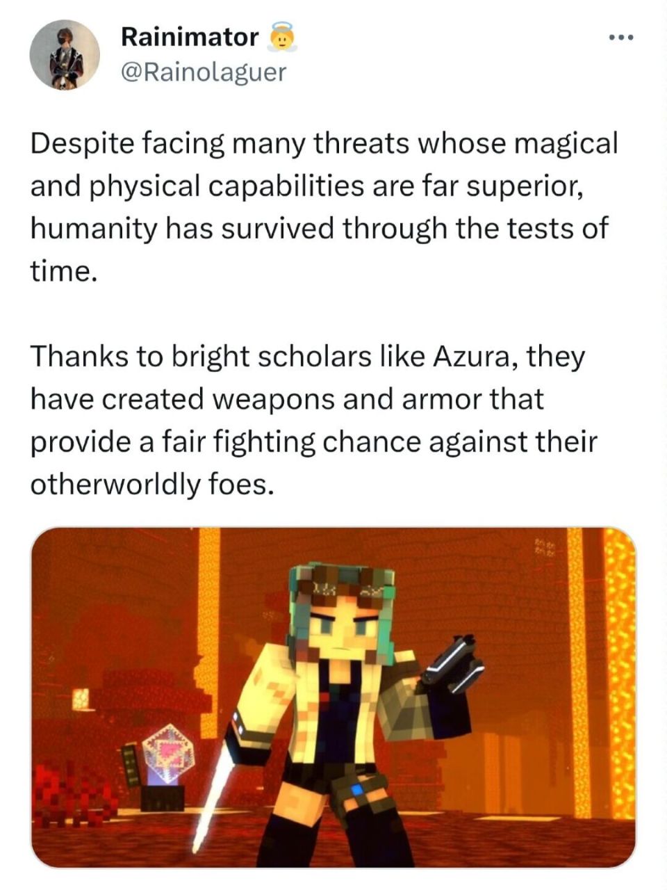 rainimator最新消息 azura可能会在下集牺牲(只是个人推测) #rain