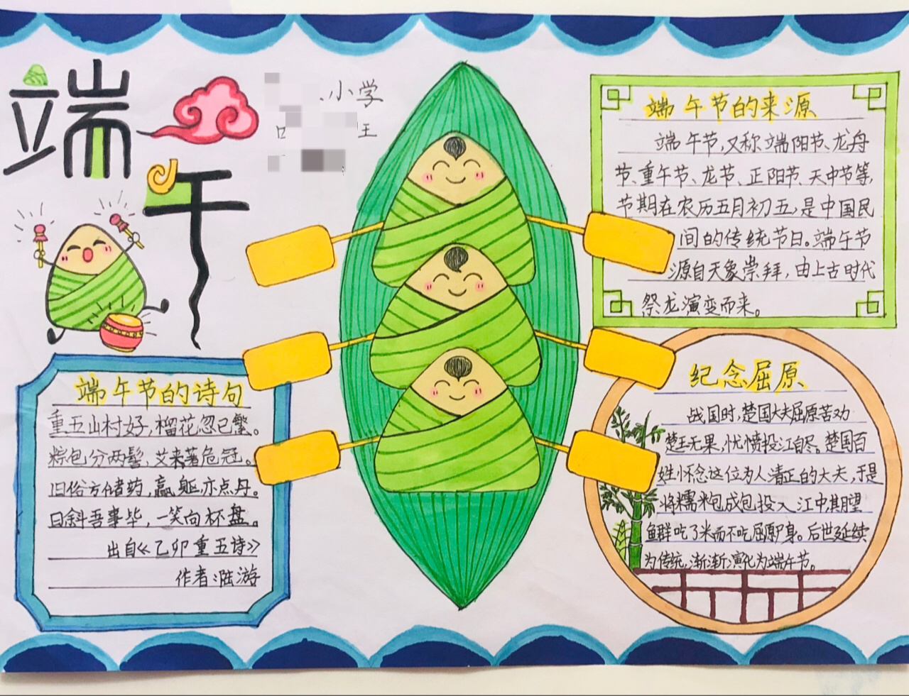 端午节手抄报