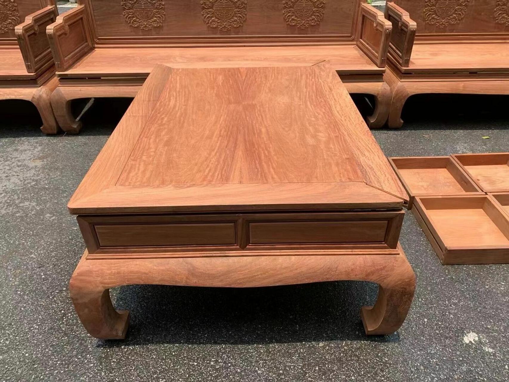 缅甸花梨大果紫檀#榫卯结构# #明式家具# #红木家具# #家具# #全屋