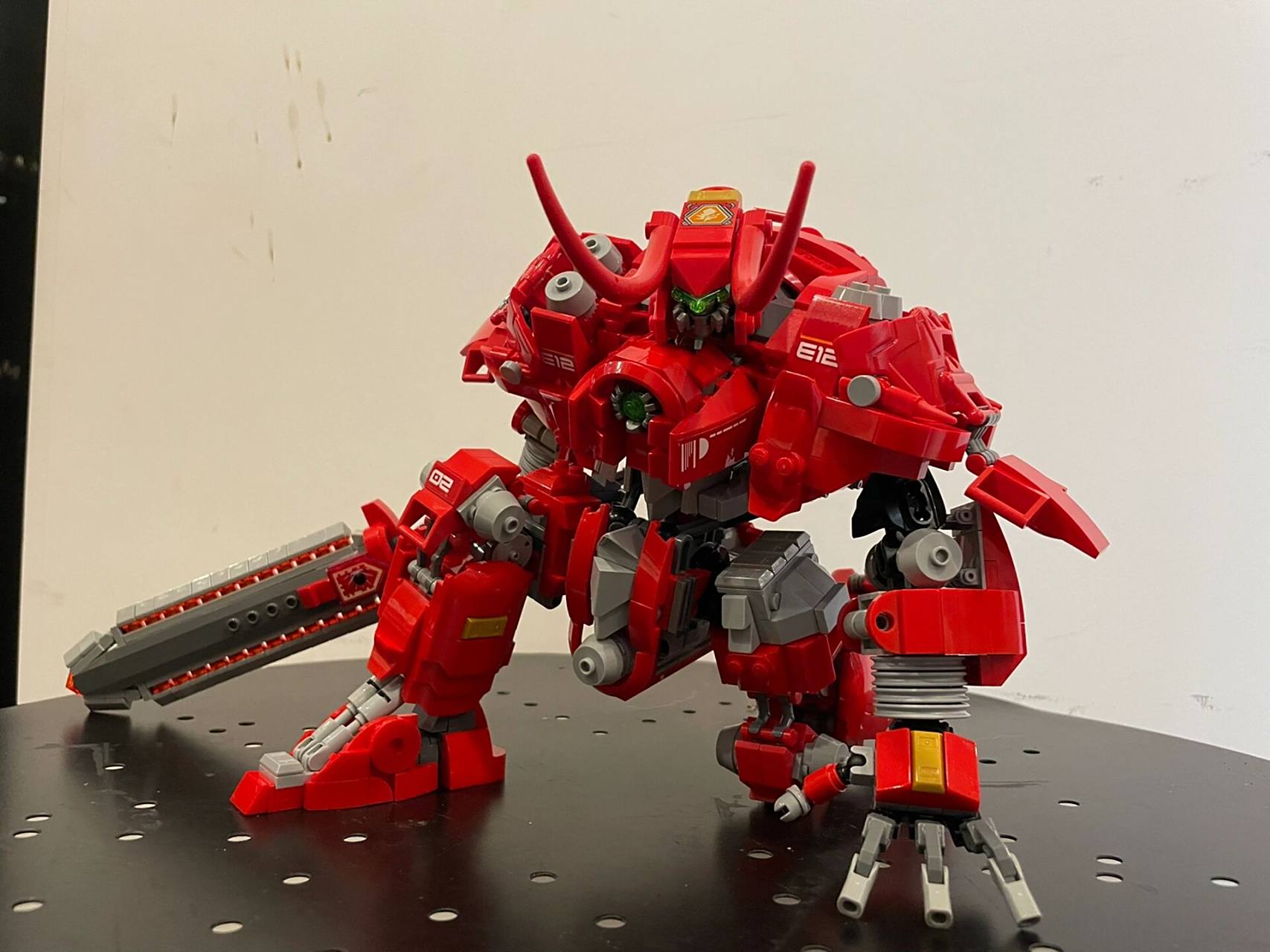 乐高载人机甲moc 可砸地有可动有机舱