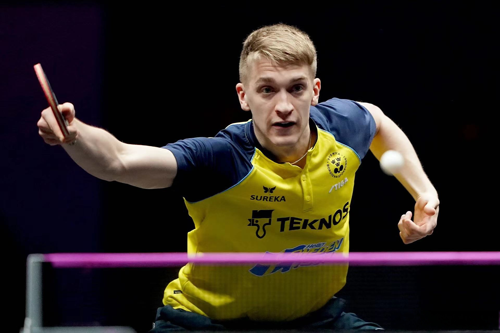 马龙3比2卡尔伯格# 安东其实不好打,马龙这场打得也是很难,但现在