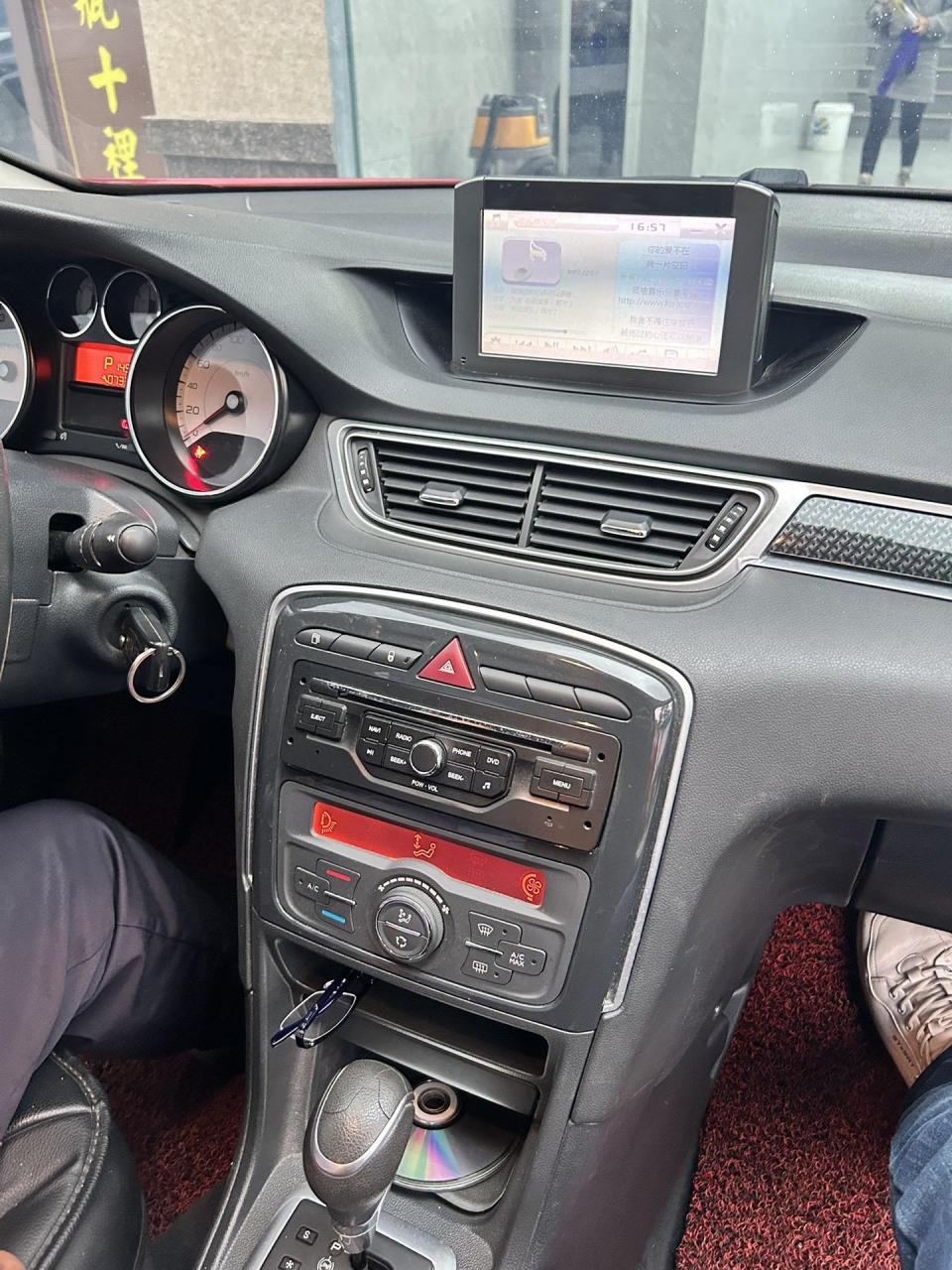 标致308升级山水大屏导航完美收工