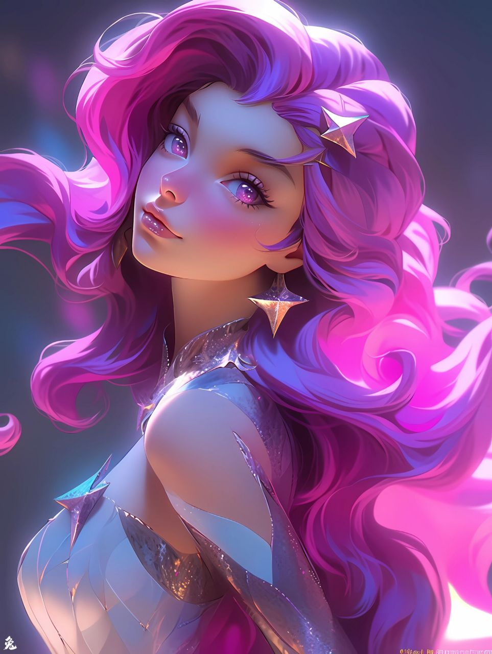 midjourney|英雄联盟94萨勒芬妮 "萨勒芬妮闪亮登场!