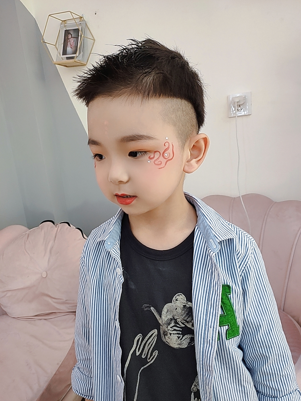 六一儿童节,小男生的古风舞台妆 告别六一儿童节男生传统粉粉嘟嘟 给