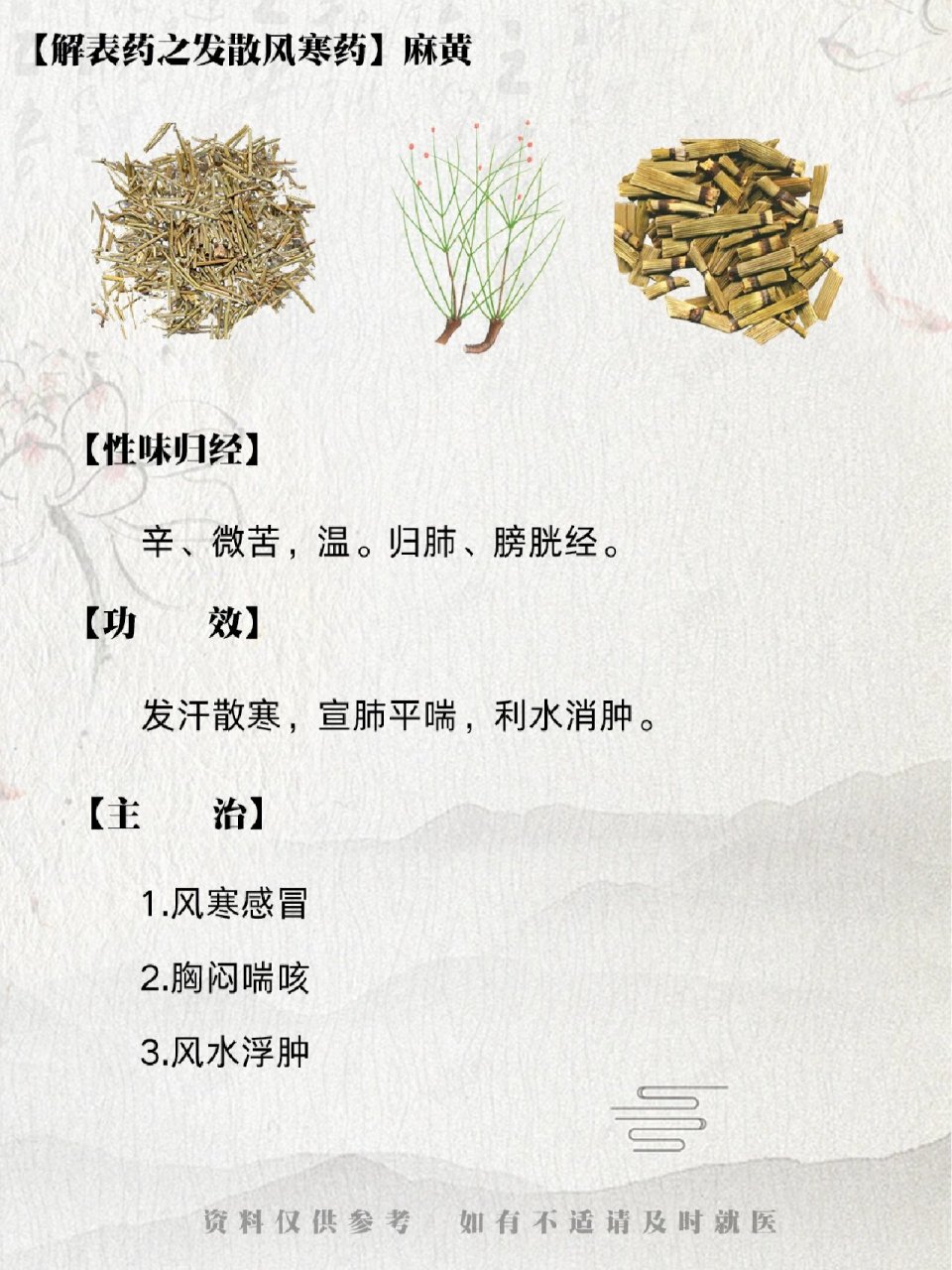 麻黄草的功效与作用图片