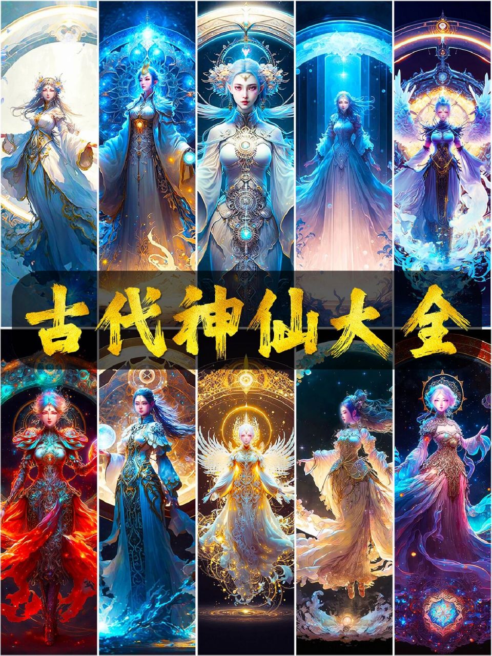 中国古代神仙大全合集,女神角色系列2 中国古代神仙大全,女神角色系列