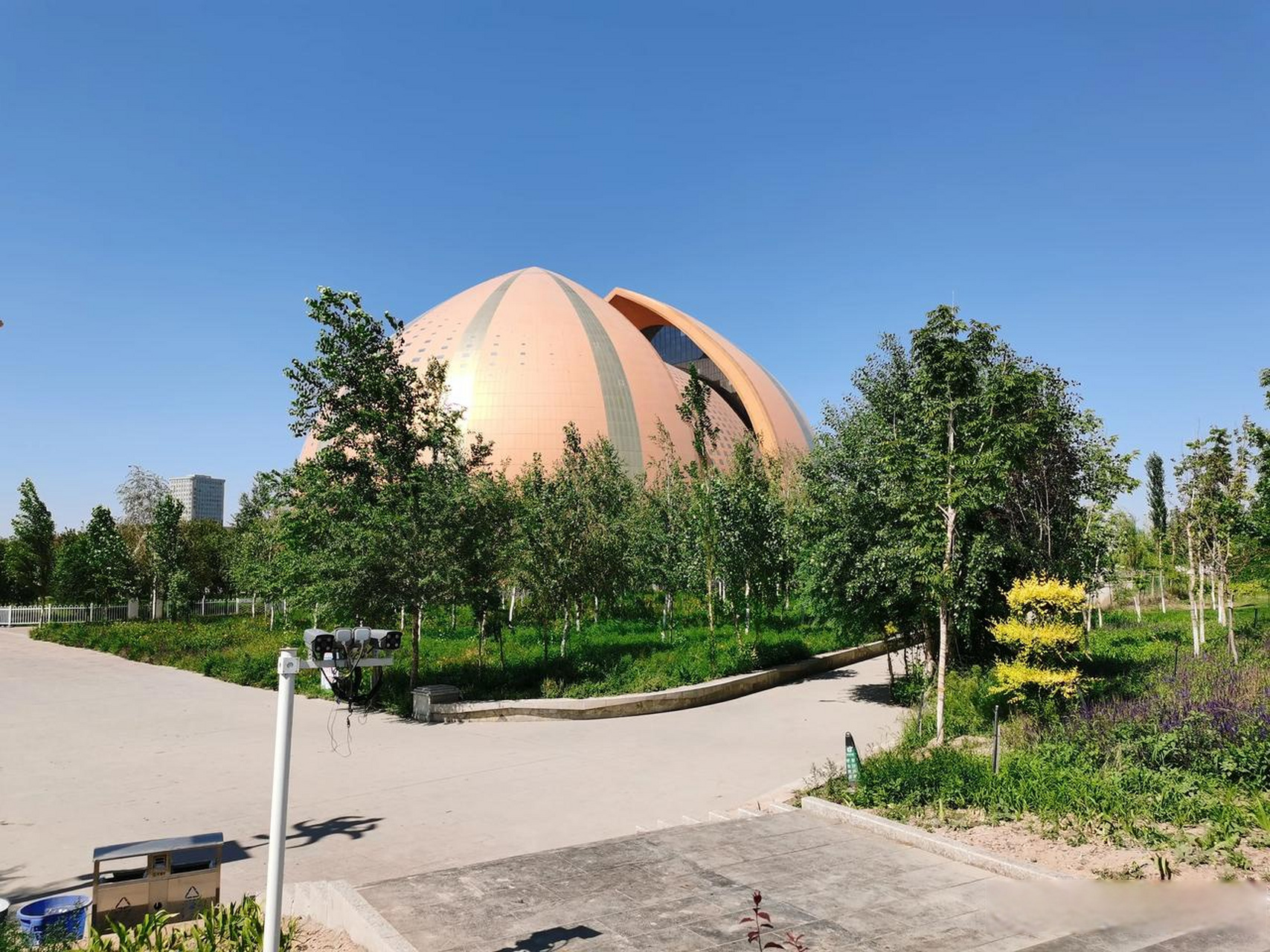 城市观察员 新疆大剧院被大家喜欢称为是皮牙子大楼