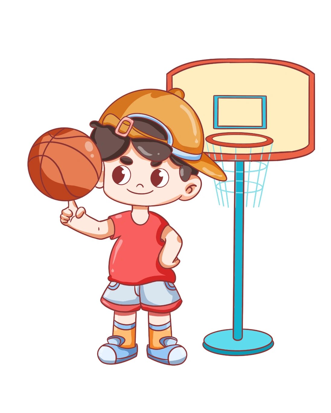 15今天分享一组酷boy的运动男孩素材,这组素材包含: 彩色卡通手绘小