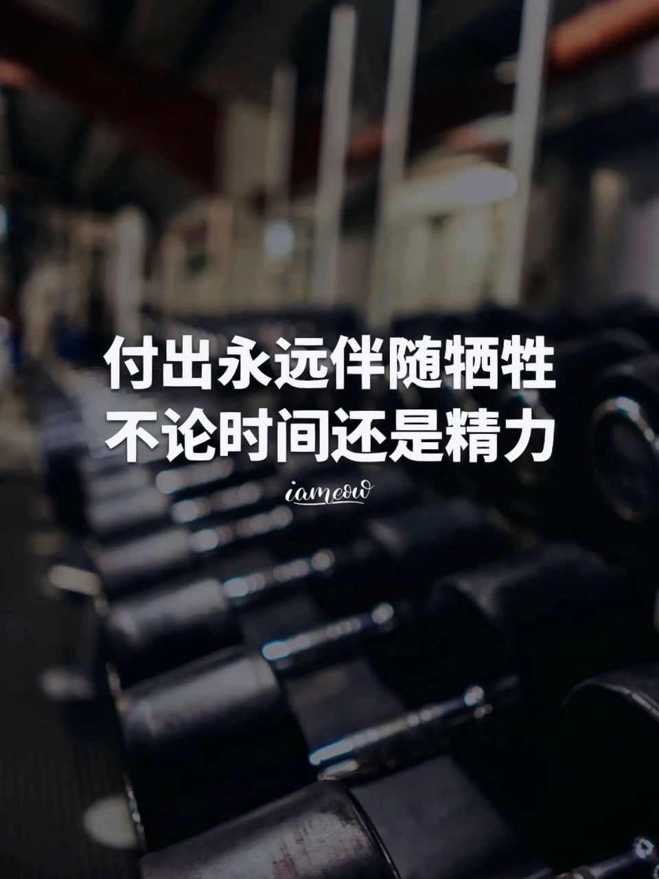 励志健身文案|文案分享|健身金句|自律 1.