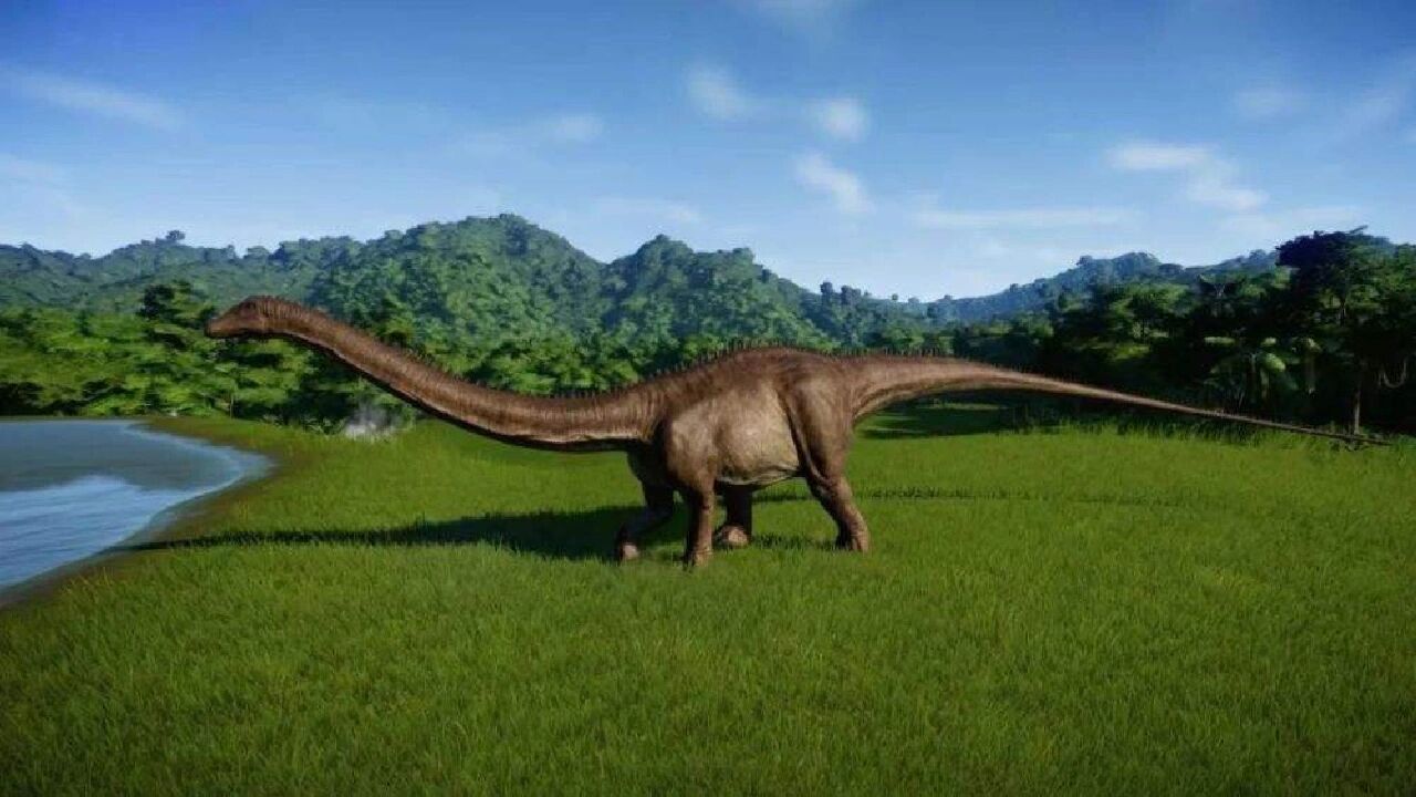 恐龙图鉴 物种:卡内基梁龙体型:26m 15吨发现地:北美食性:植食年代