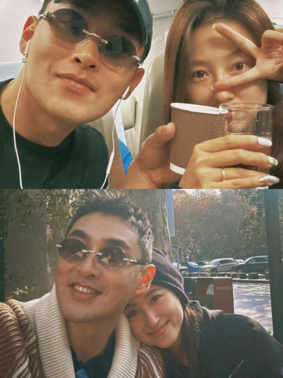 王彦霖发的和艾佳妮每一张合照都生活感满满,甚至标题都是"95".