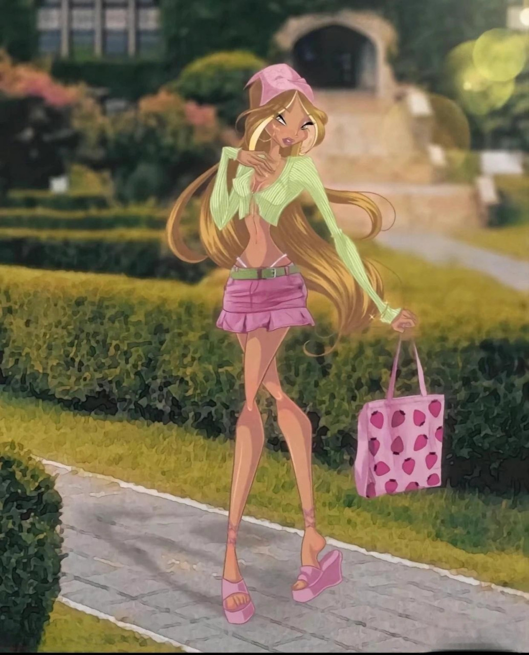 《魔法俏佳人》人物穿搭,真的都是辣妹装.