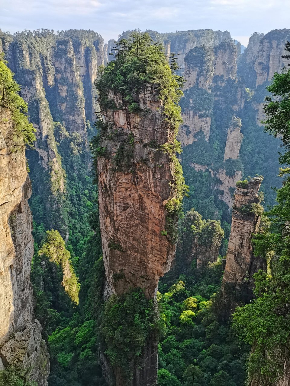 张家界国家森林公园的袁家界景区 阿凡达的拍摄地