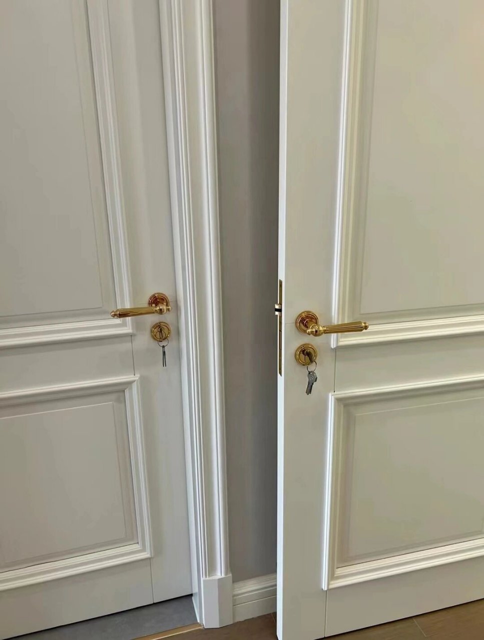 双羽木门法式奶油风全屋定制 暖呼呼的法式奶油风可还喜欢?