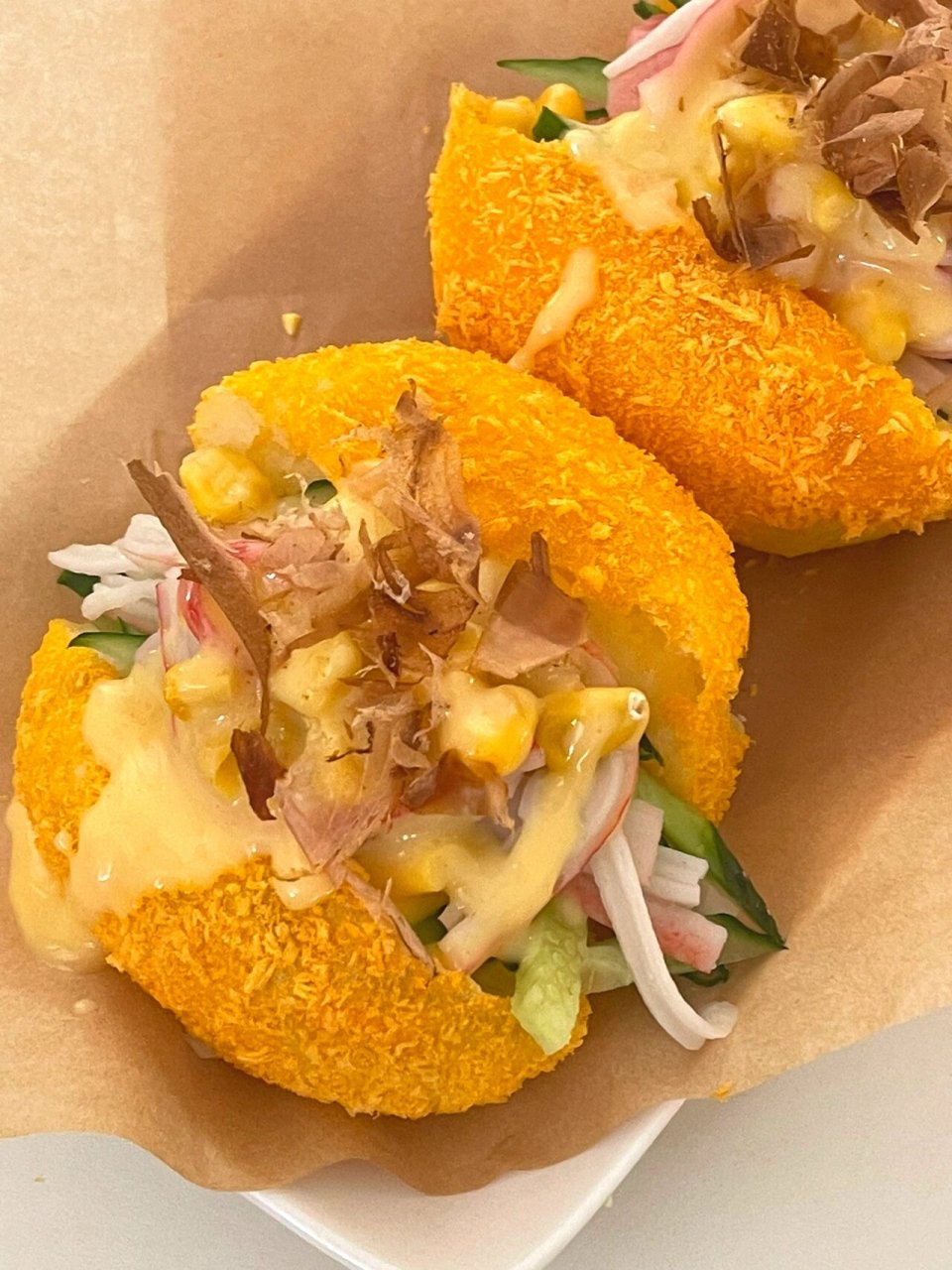 在家也能做出街边卖的黄金芝士薯 外脆里糯 简直太好吃了!