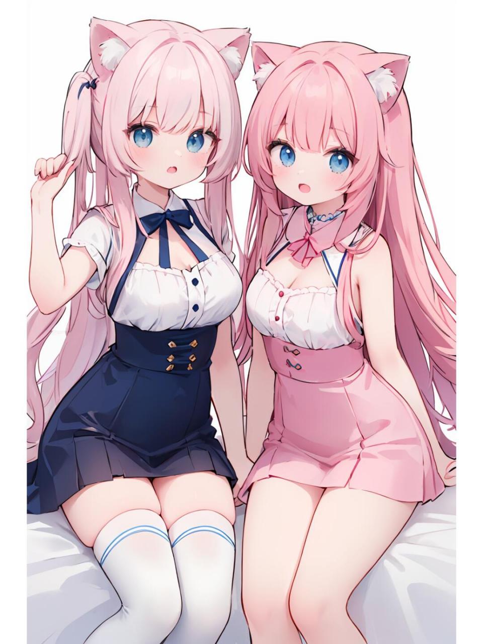 二次元 | 双生姐妹系列作品02[爱你] 软萌可爱的小糖果,希望各位小