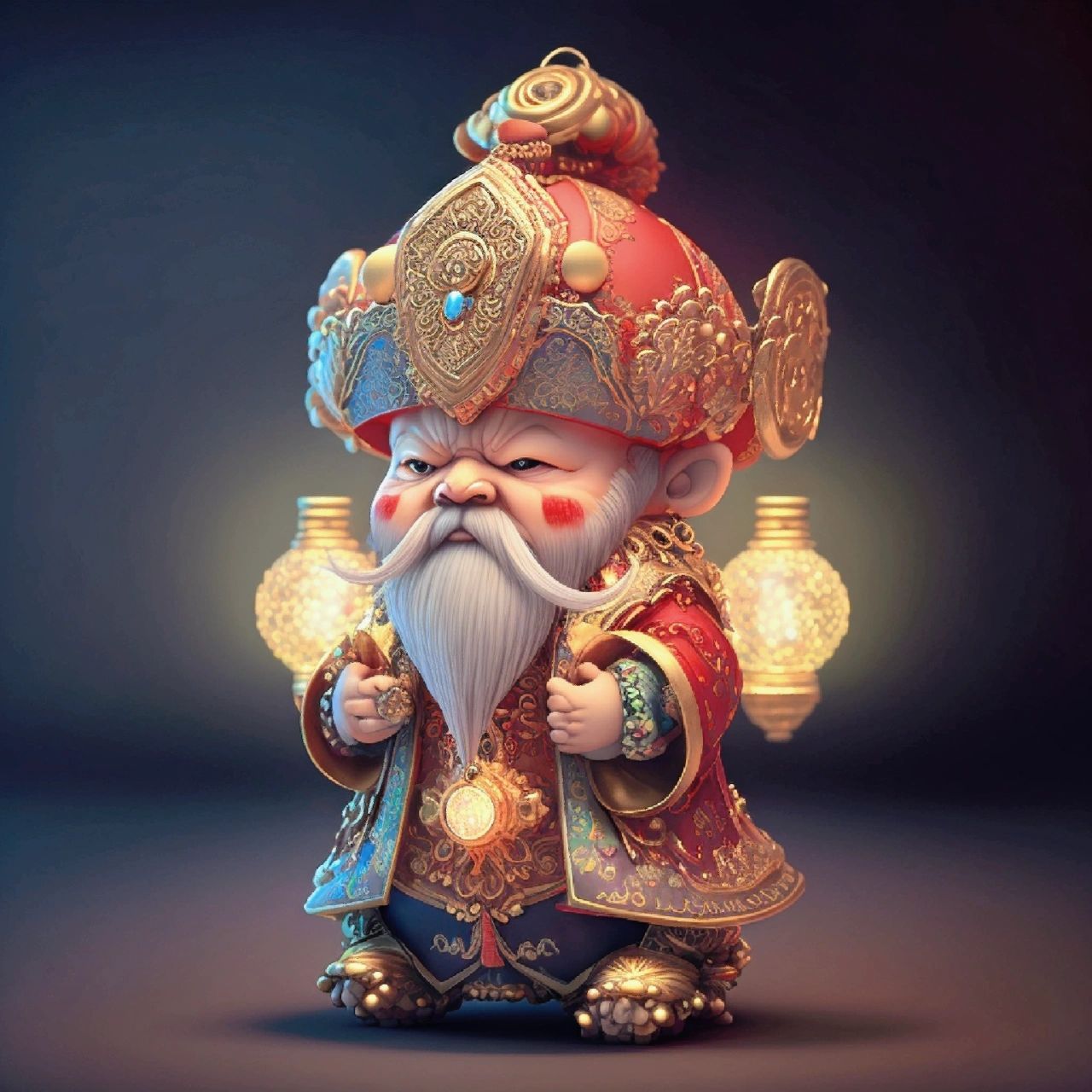 财神爷头像来喽～ 財神到!接財神!迎財神!祝各位寶子們,財運亨通!