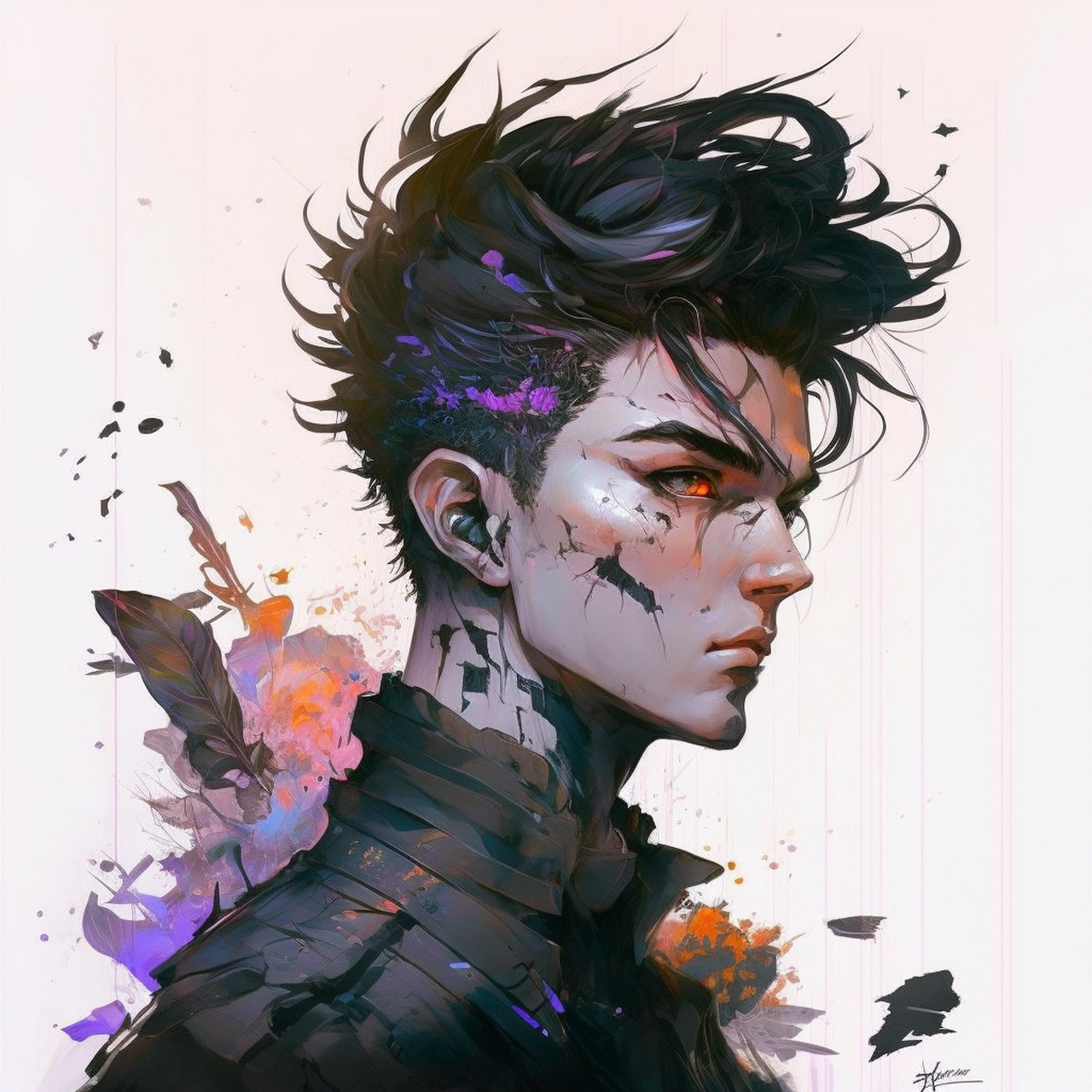 帅爆的小丑头像来了,取图后台滴滴我.