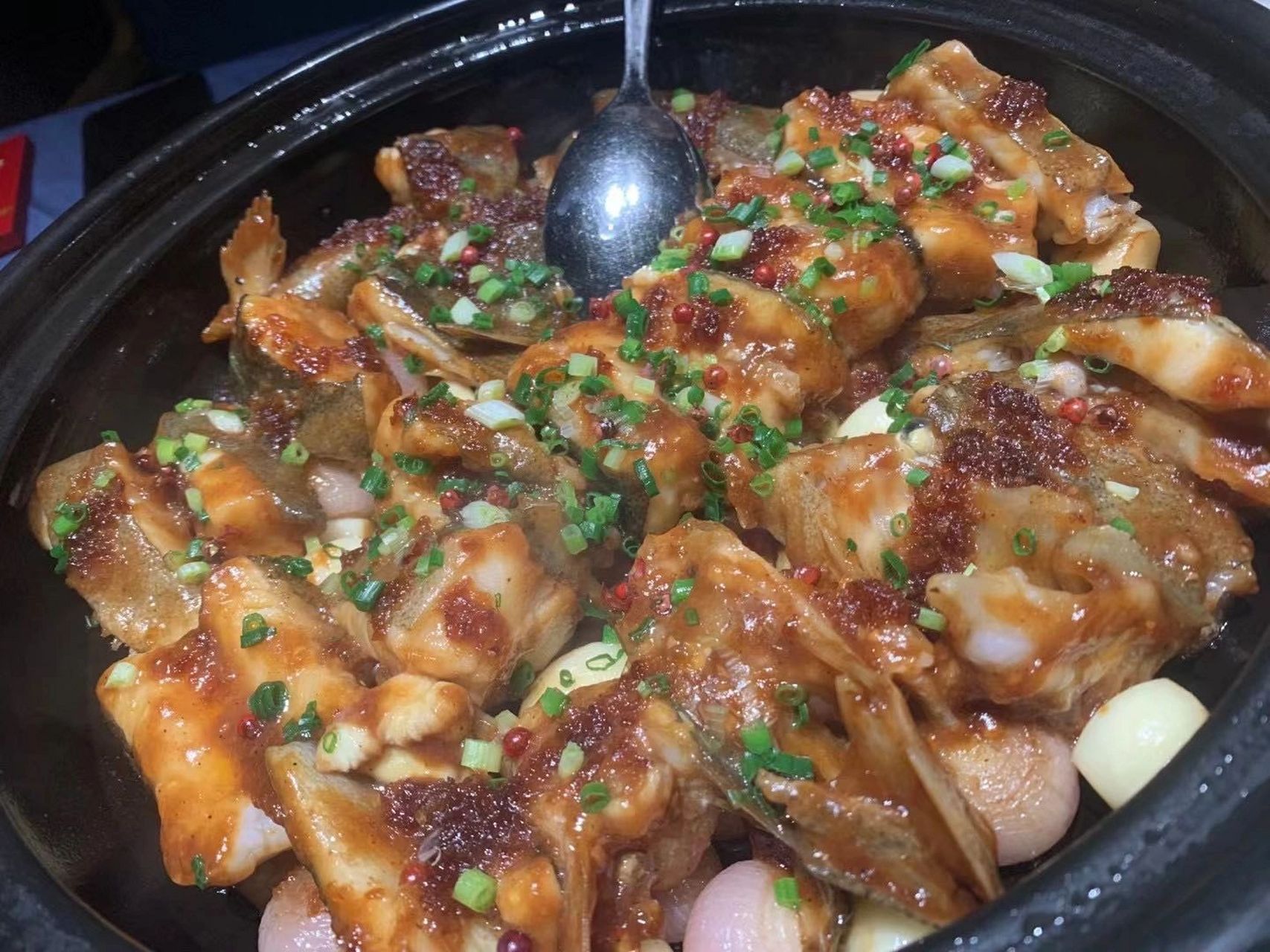 粤菜砂锅生焗碟鱼头详细制作教程