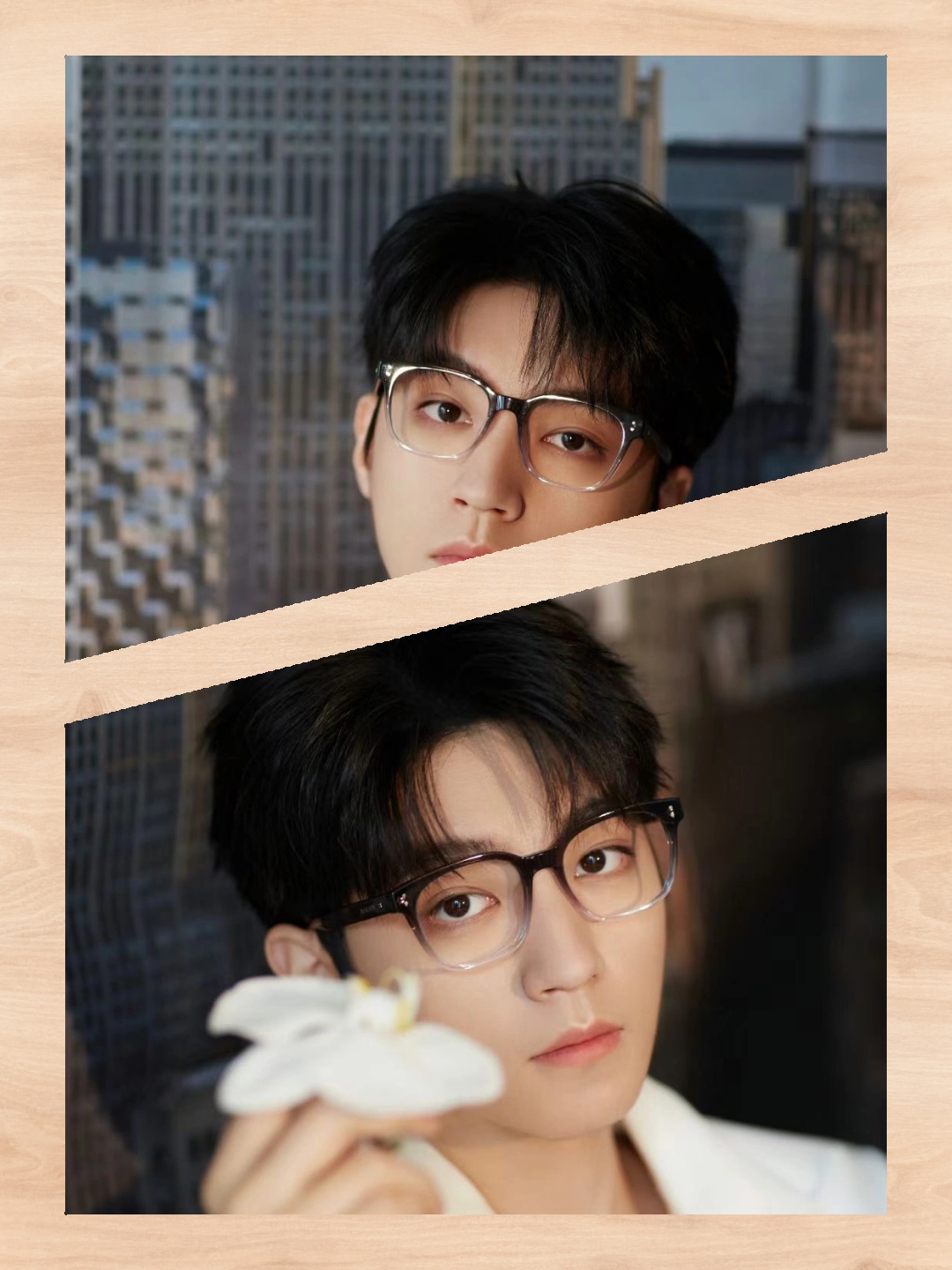 王俊凯同款暴龙眼镜时尚潮流之选 👔🌿 白西装,简约中透着大气,再