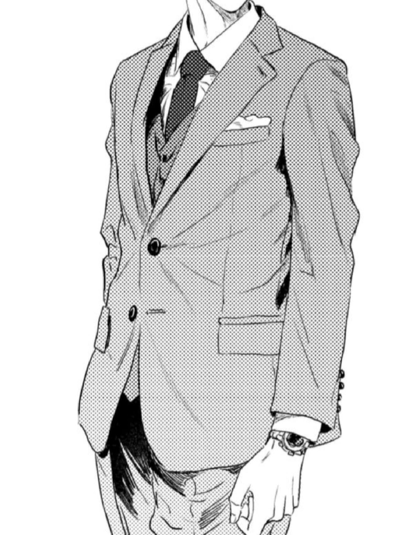 【素材】西服画法