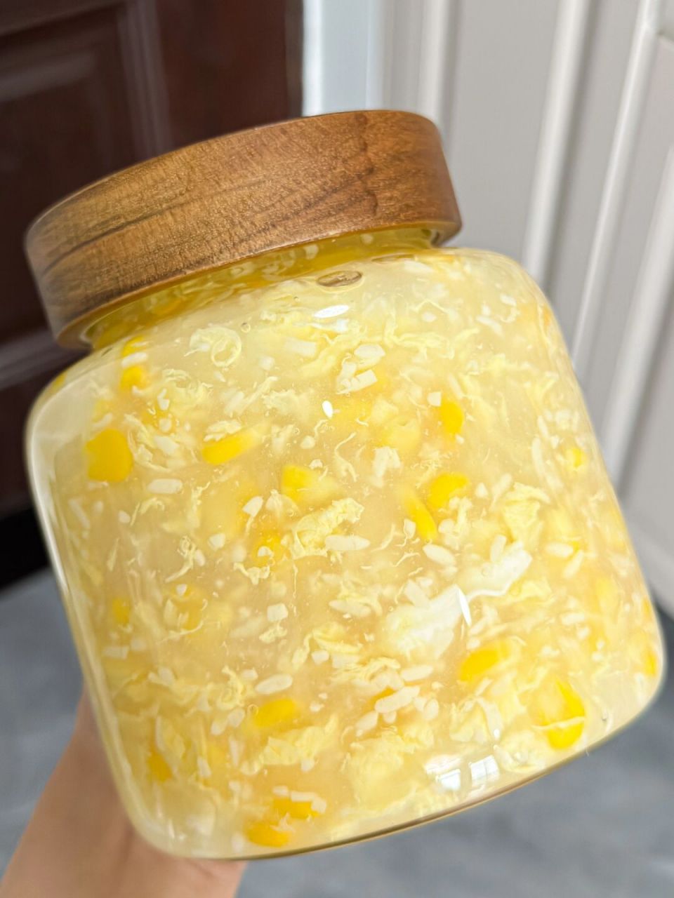 答应我下一天一定要来一碗啊 9015 02食材:玉米,鸡蛋,酒酿,淀粉