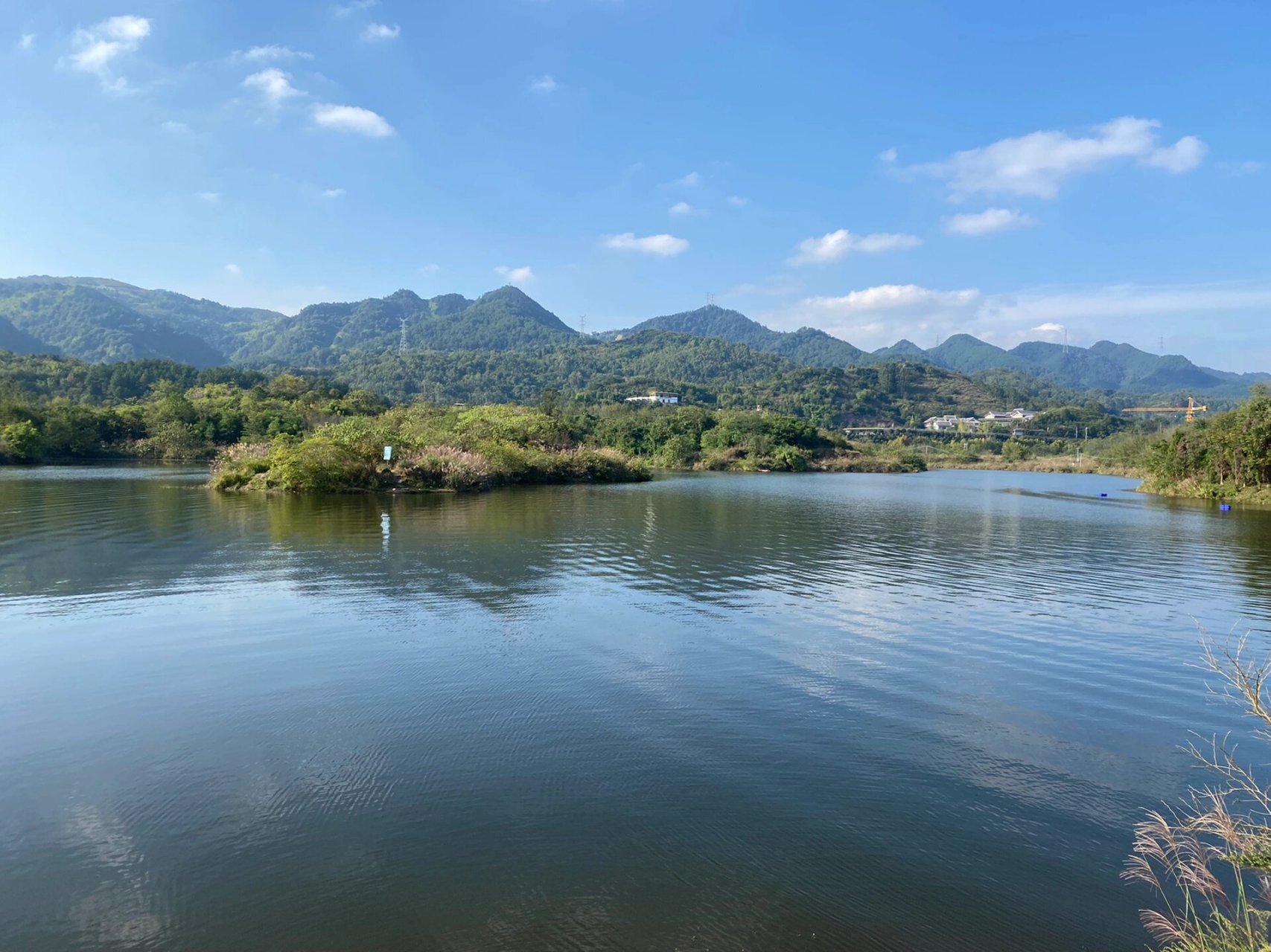 重庆北碚静观镇 台农园营地 导航台农园营地,就能到达 旁边的路很宽