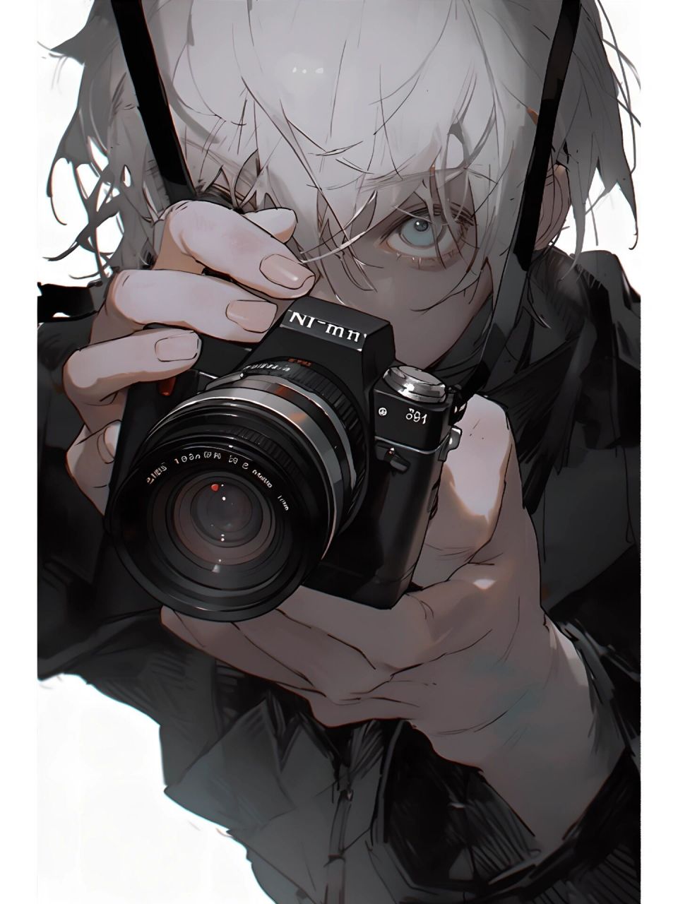 摄影师疯魔头像-男生篇 通过ai插画表达我对摄影的热爱之情, 以及