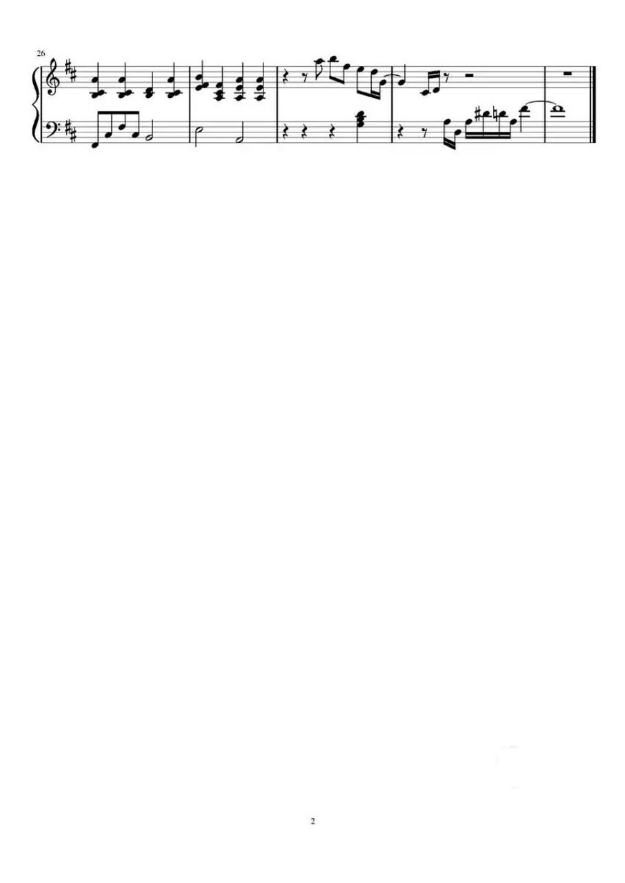 《年轮》简谱(附五线谱) 汪苏泷《年轮》简谱分享(附五线谱)